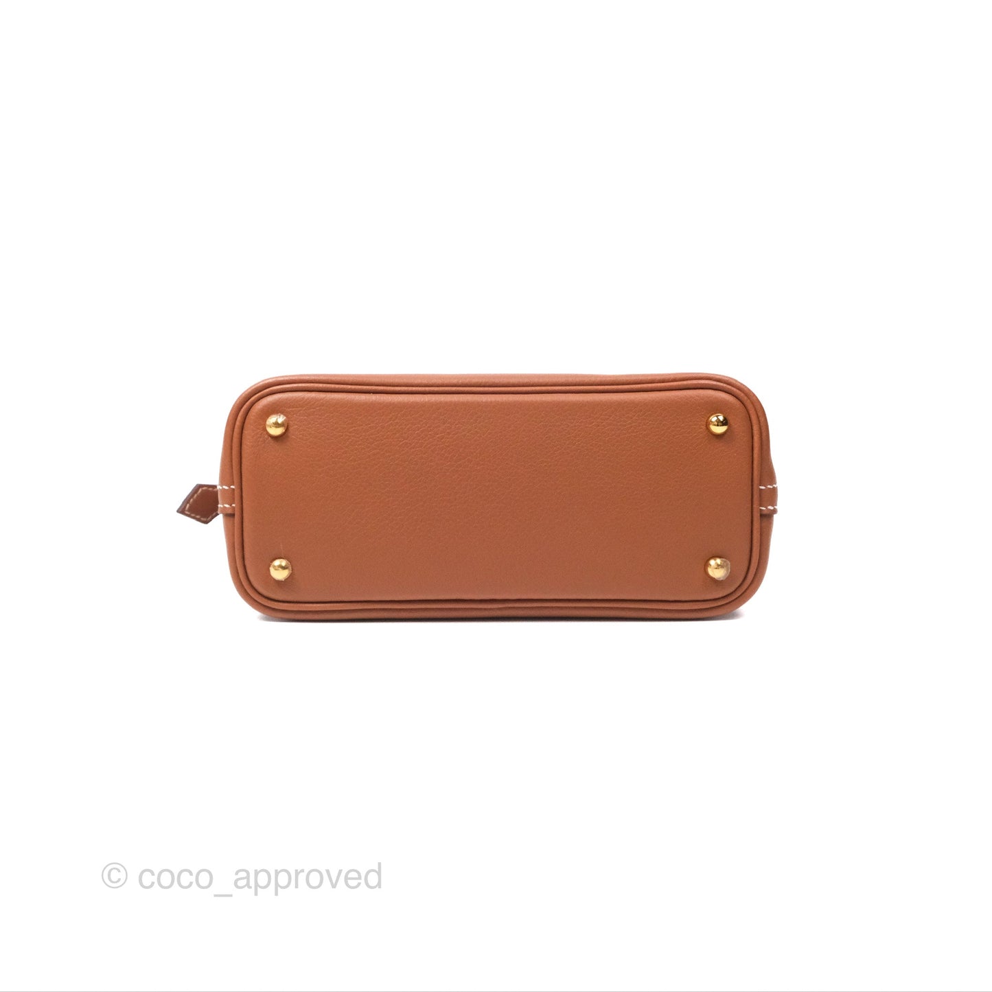 Hermès Bolide Mini 1923 Gold Evercolor Gold Hardware