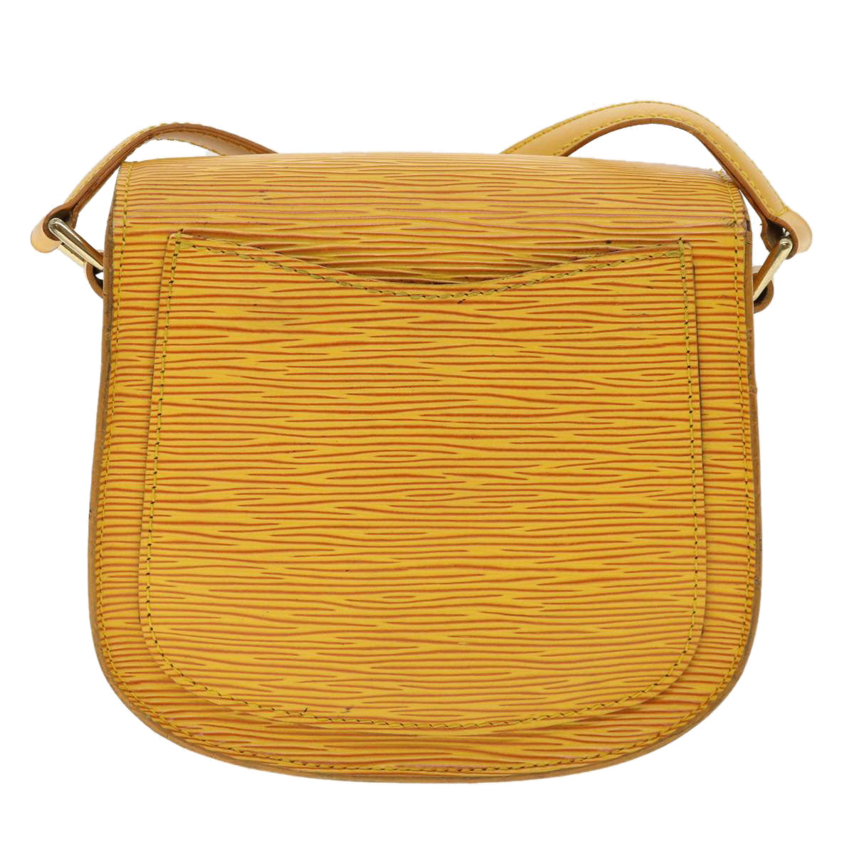 LOUIS VUITTON Epi Saint Cloud PM Shoulder Bag Yellow M52219 LV 35863
