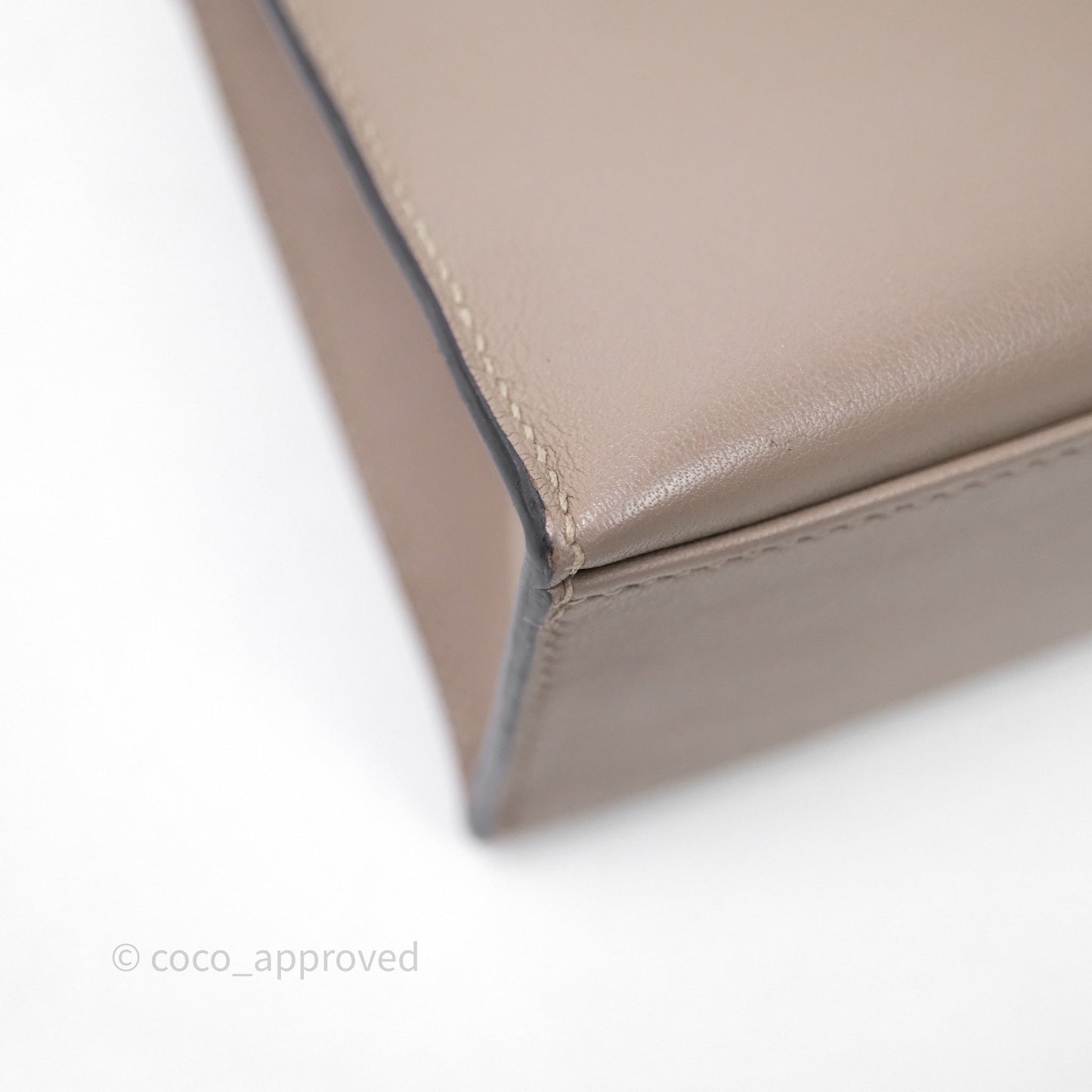 Hermès Kelly Pochette Gris Asphalte M8 Swift Gold Hardware
