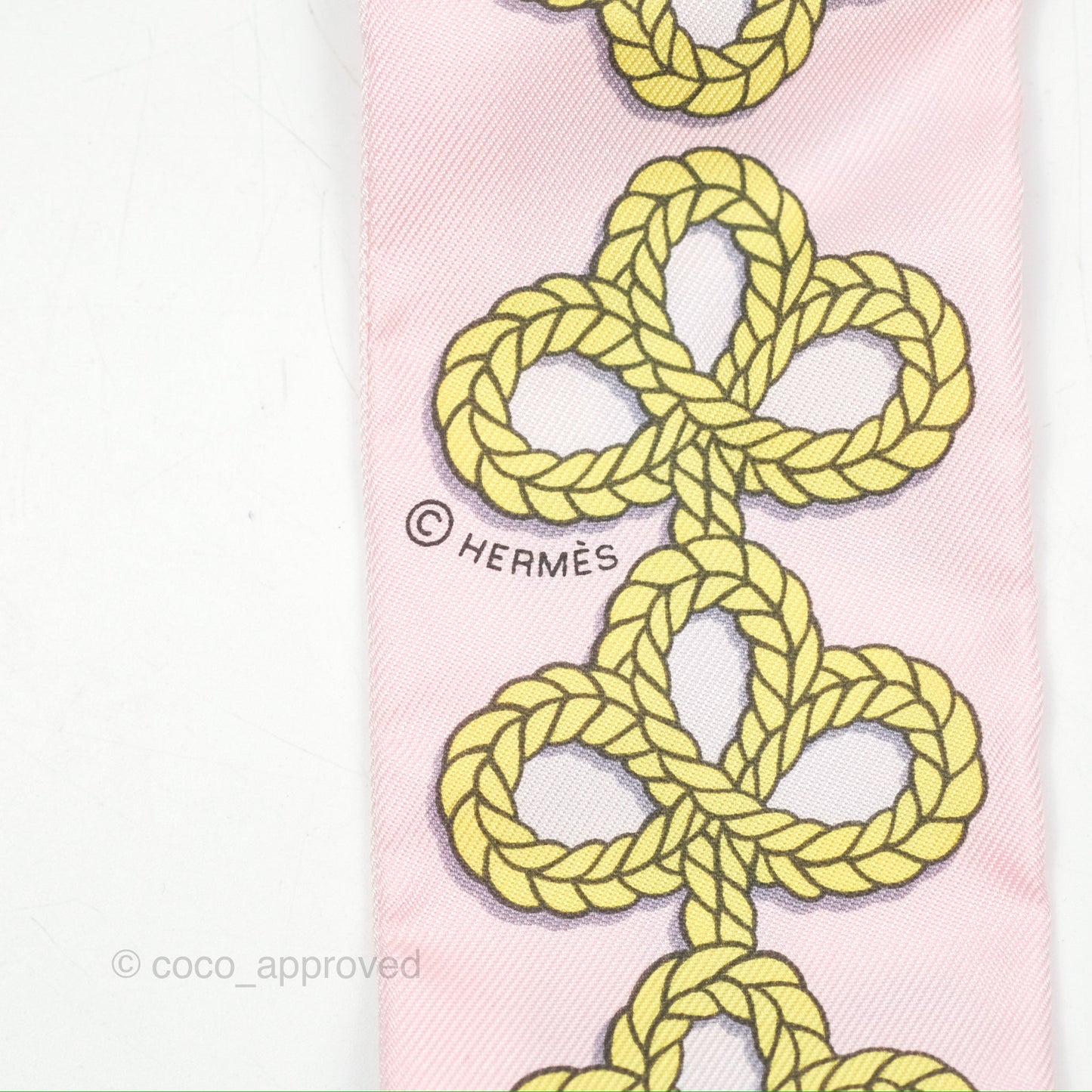 Hermès Galons et Brandebourgs Silk Twilly