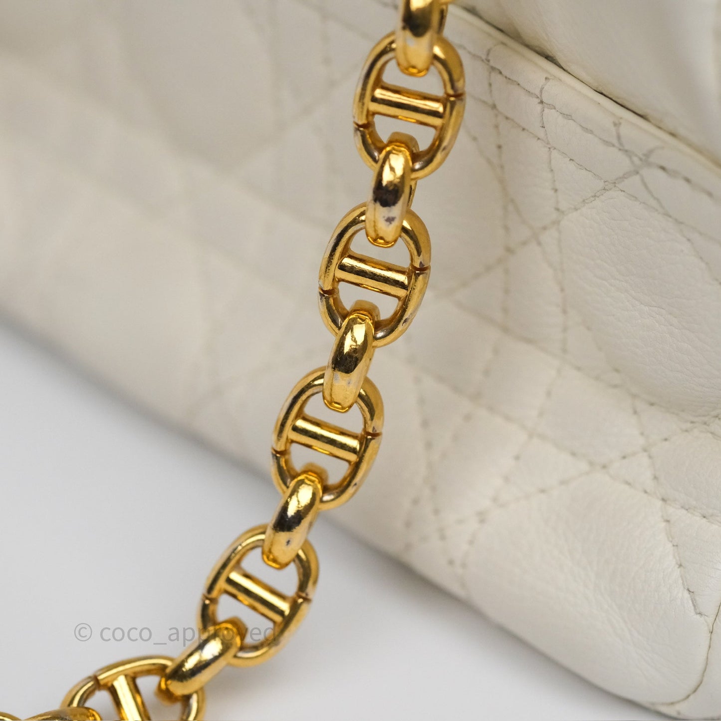 Dior Small Caro Bag Latte Supple Cannage Calfskin