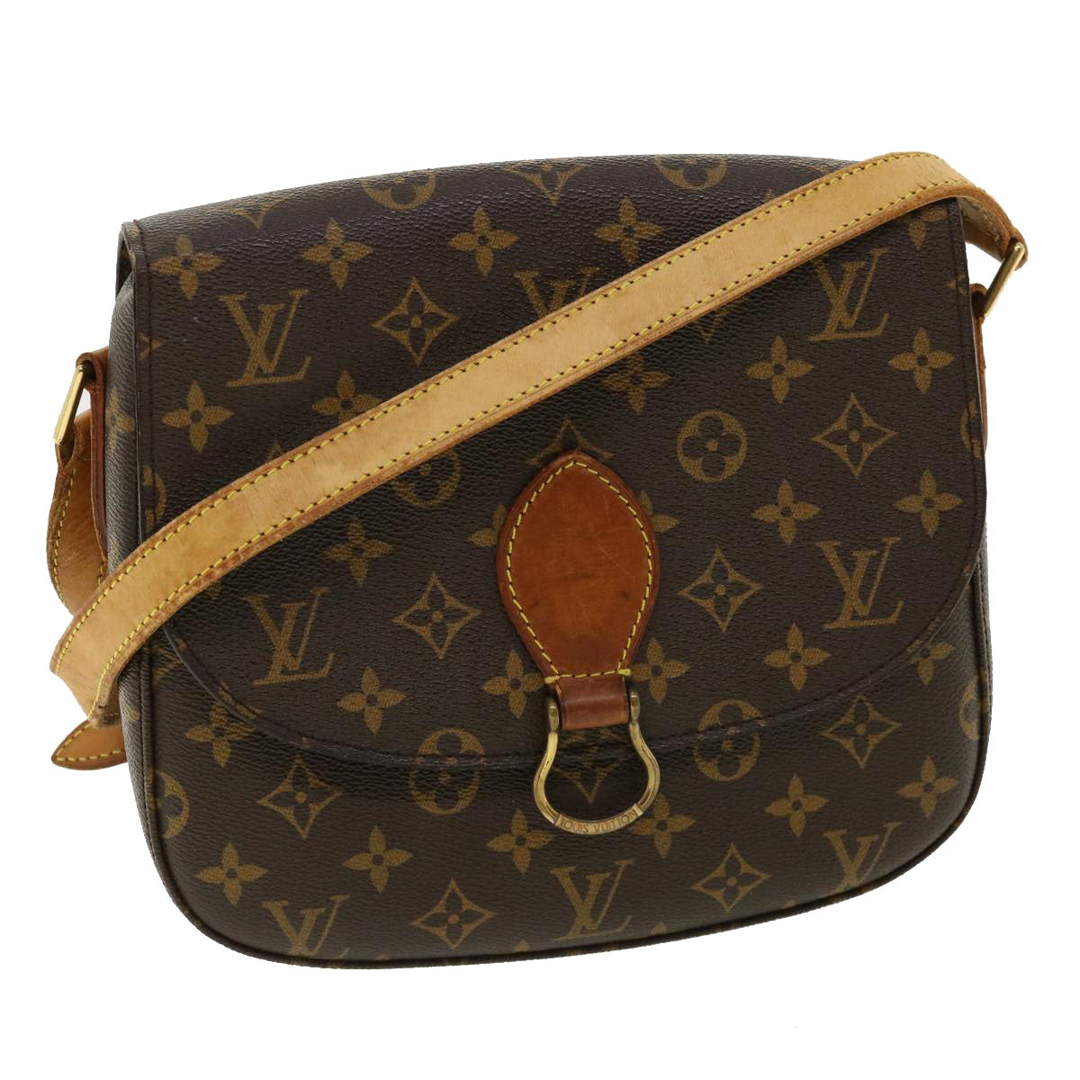 LOUIS VUITTON Monogram Saint Cloud GM Shoulder Bag M51242 LV 35912