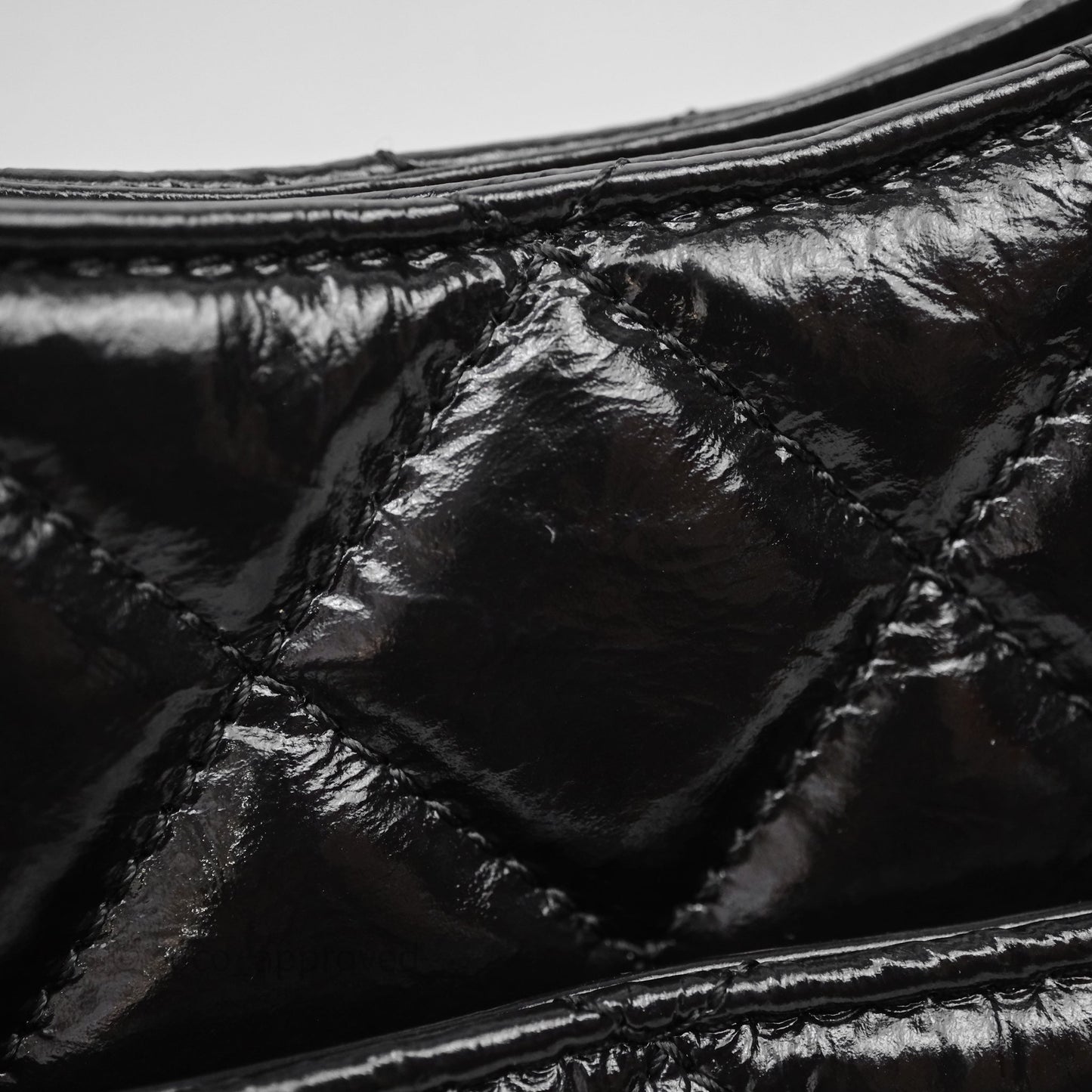 Chanel Medium Quilted Wavy CC Hobo Black Shiny Crumpled Calfskin Aged Gold Hardware