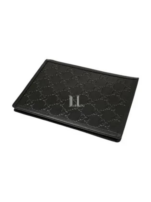 Luxury Gucci Trending 2025 GG Emboss Leather Clutch Bag Black