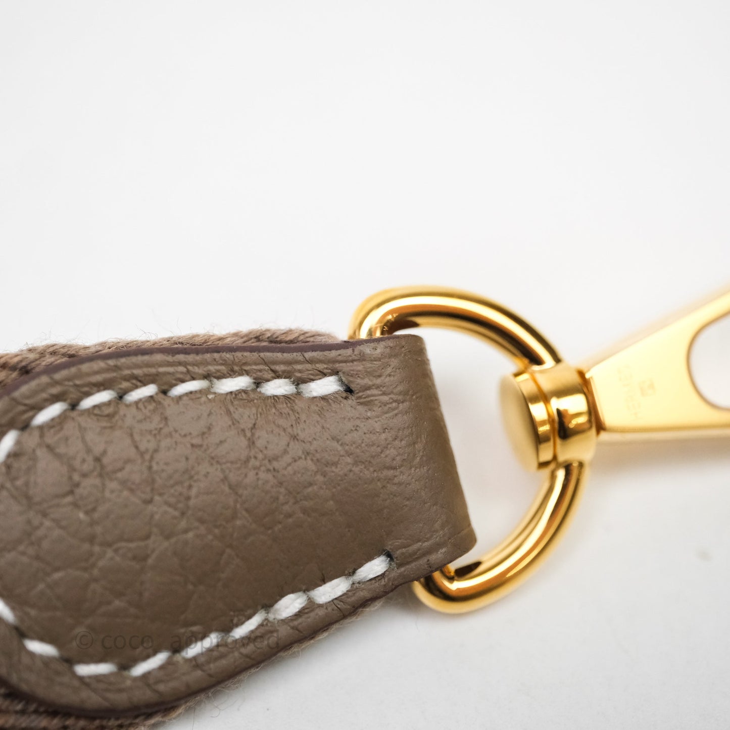 Hermès Mini Evelyne 16 Etoupe 18 Clemence Gold Hardware