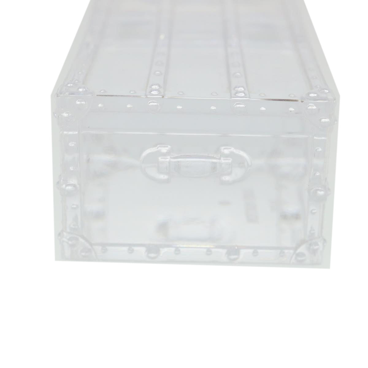 LOUIS VUITTON Crystal Trunk Paper Weight Glass VIP only Clear LV 35993