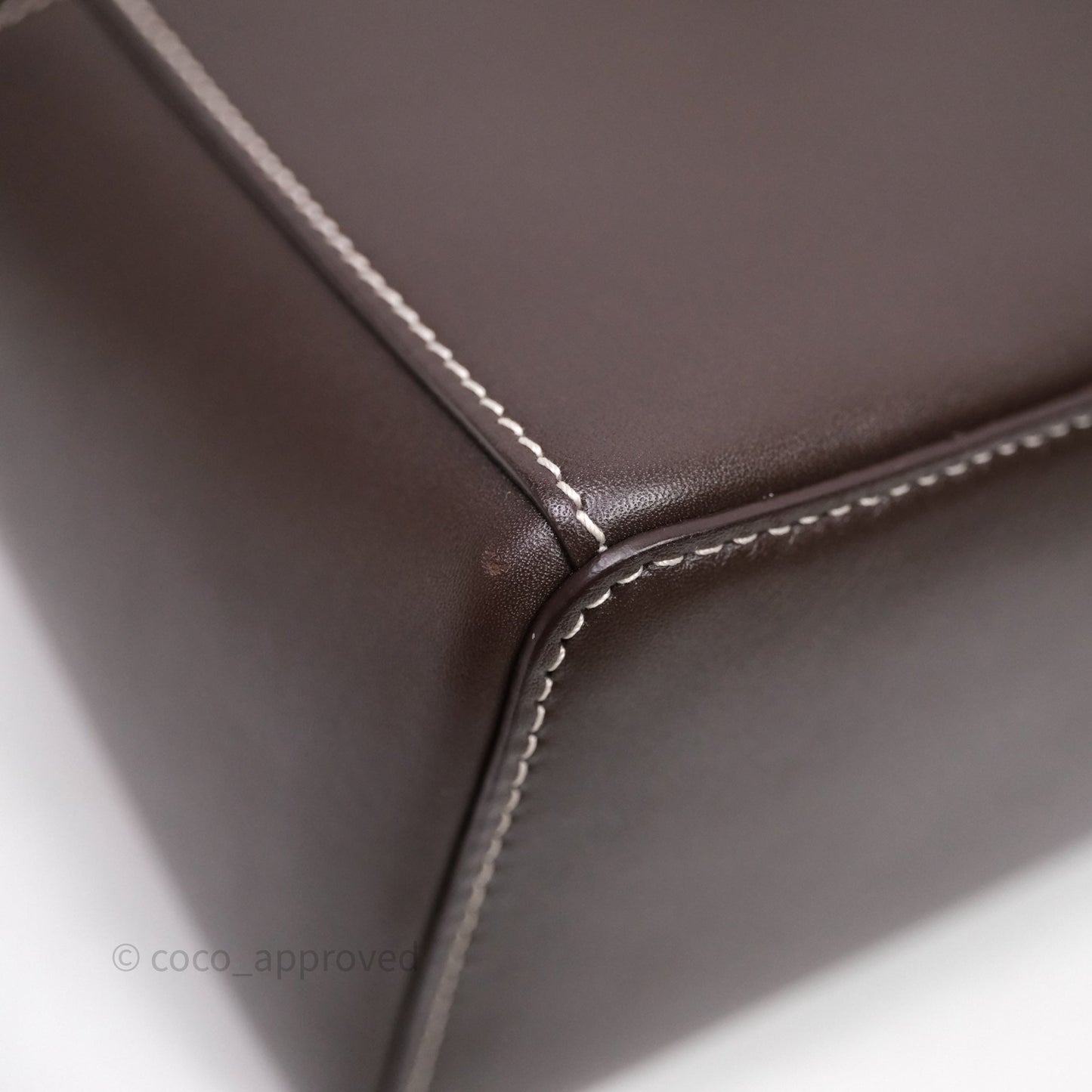 Loro Piana Extra Bag L27 Dark Choco Licorice Smooth Calfskin