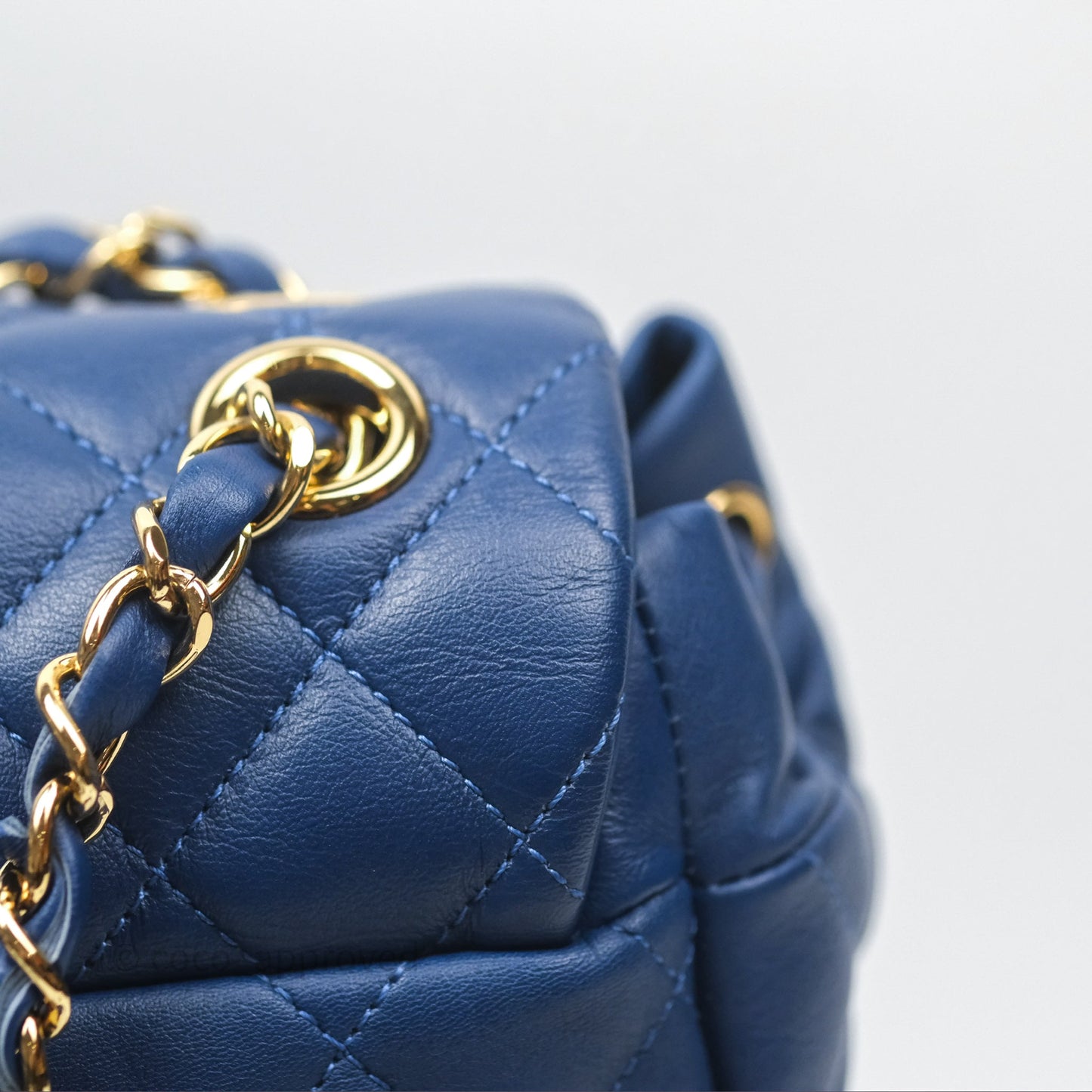 Chanel Quilted Small Urban Spirit Backpack Calfskin Navy Gold Hardware