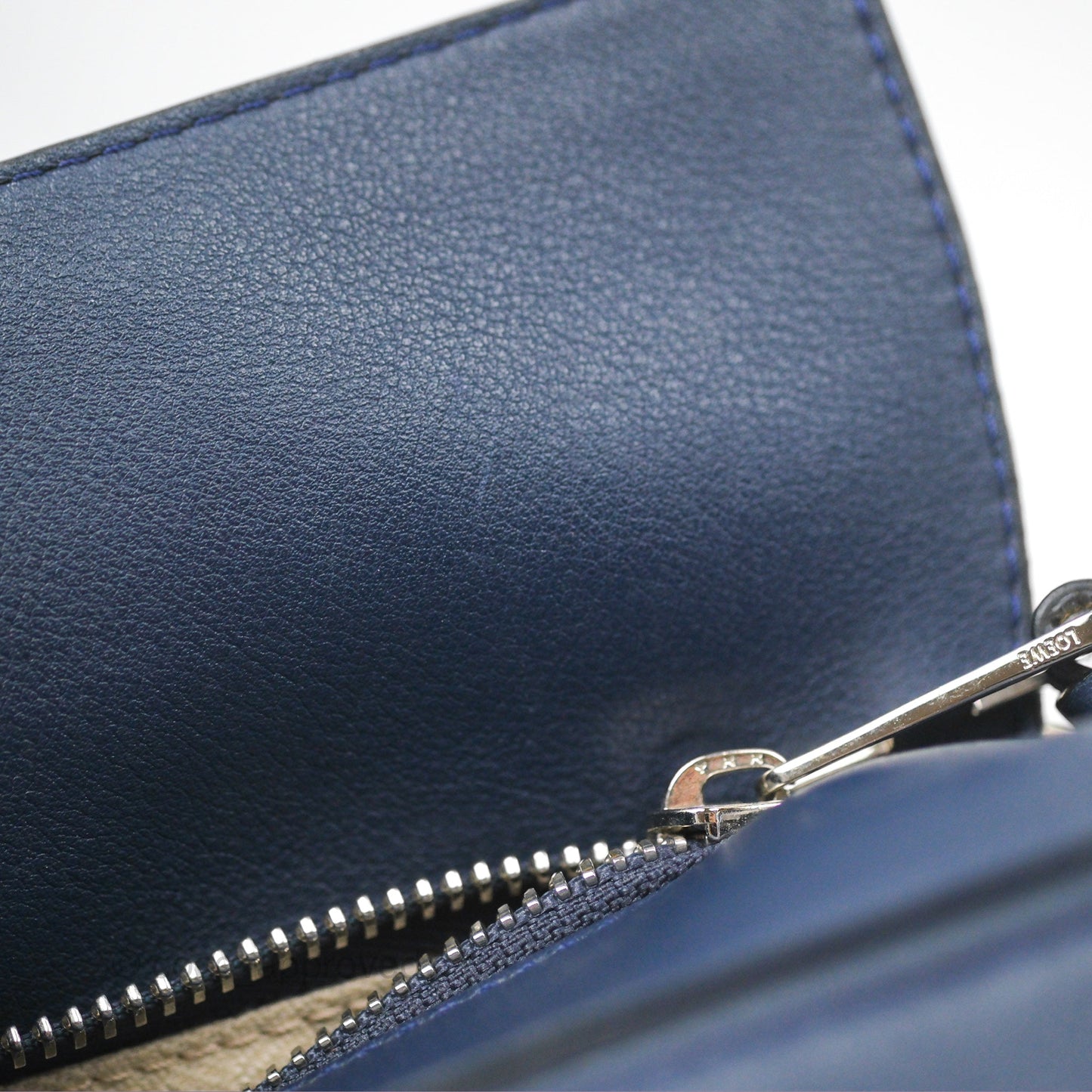 Loewe Medium Puzzle Bag Navy Calfskin