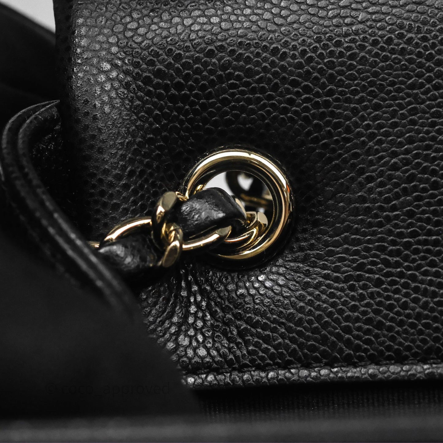 Chanel Small Duma Backpack Caviar Black Gold Hardware