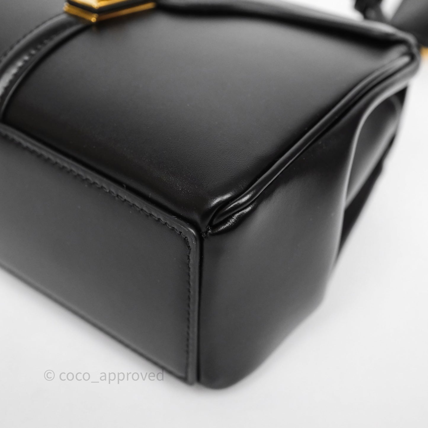 Celine Mini 16 Bag in Satinated Calfskin Black