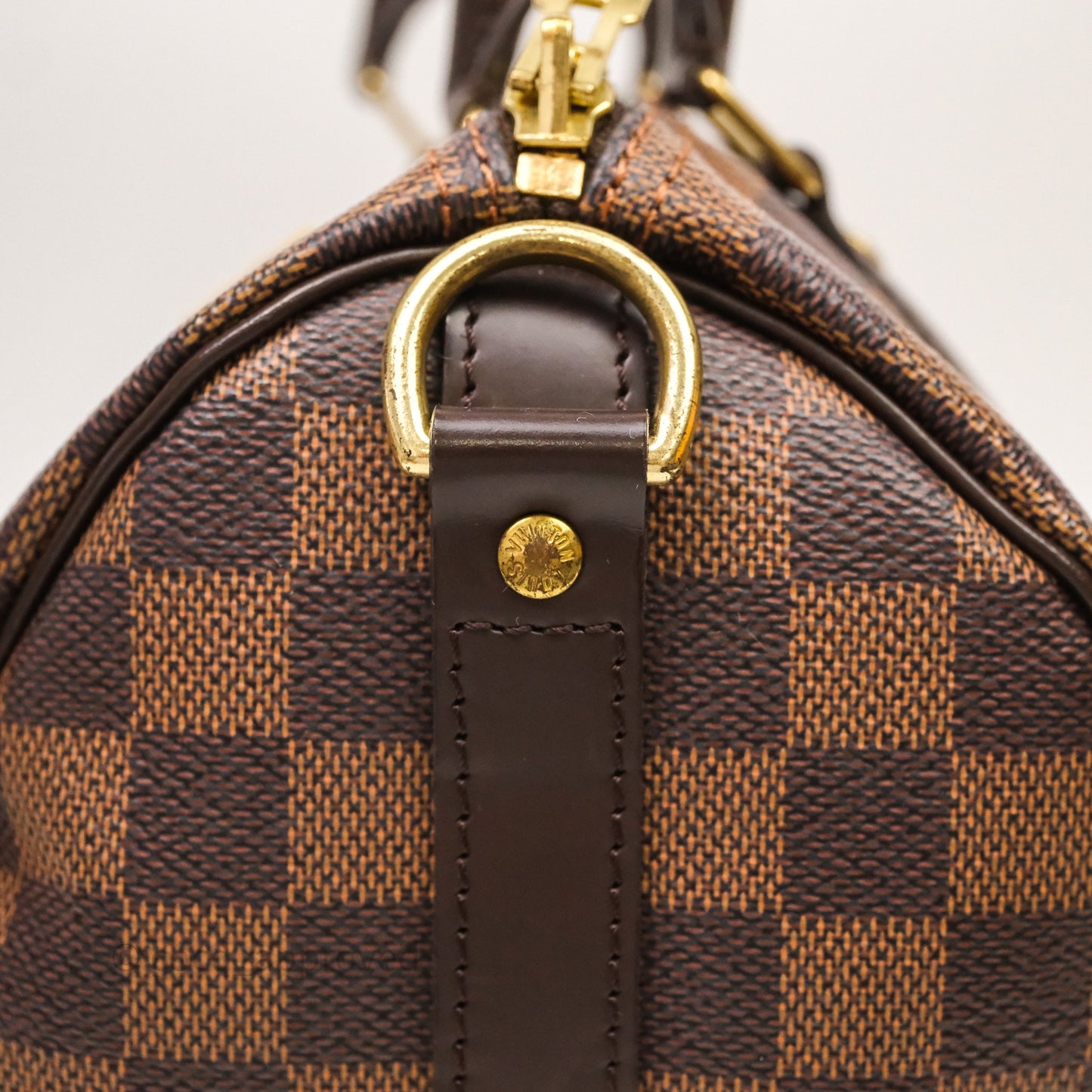 Louis Vuitton Speedy 25 Damier Canvas Gold Hardware