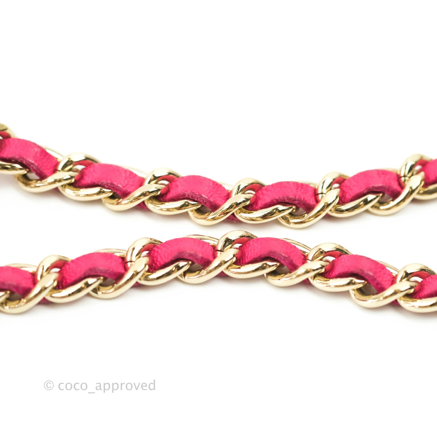 Chanel Quilted Wallet on Chain WOC Pink Lambskin Gold Hardware