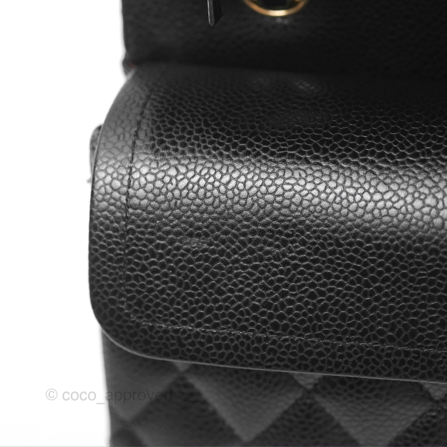 Chanel Small Classic Quilted Flap Black Caviar Gold Hardware