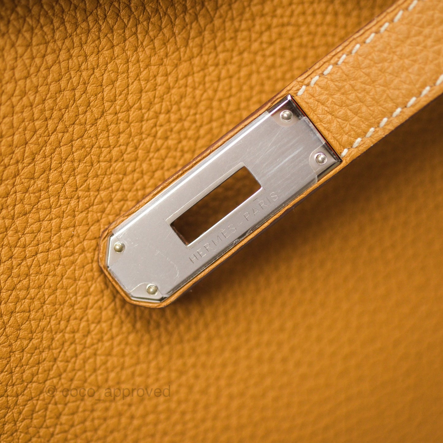 Hermès Birkin 30 Retourne Nature Sable 21 Togo Palladium Hardware