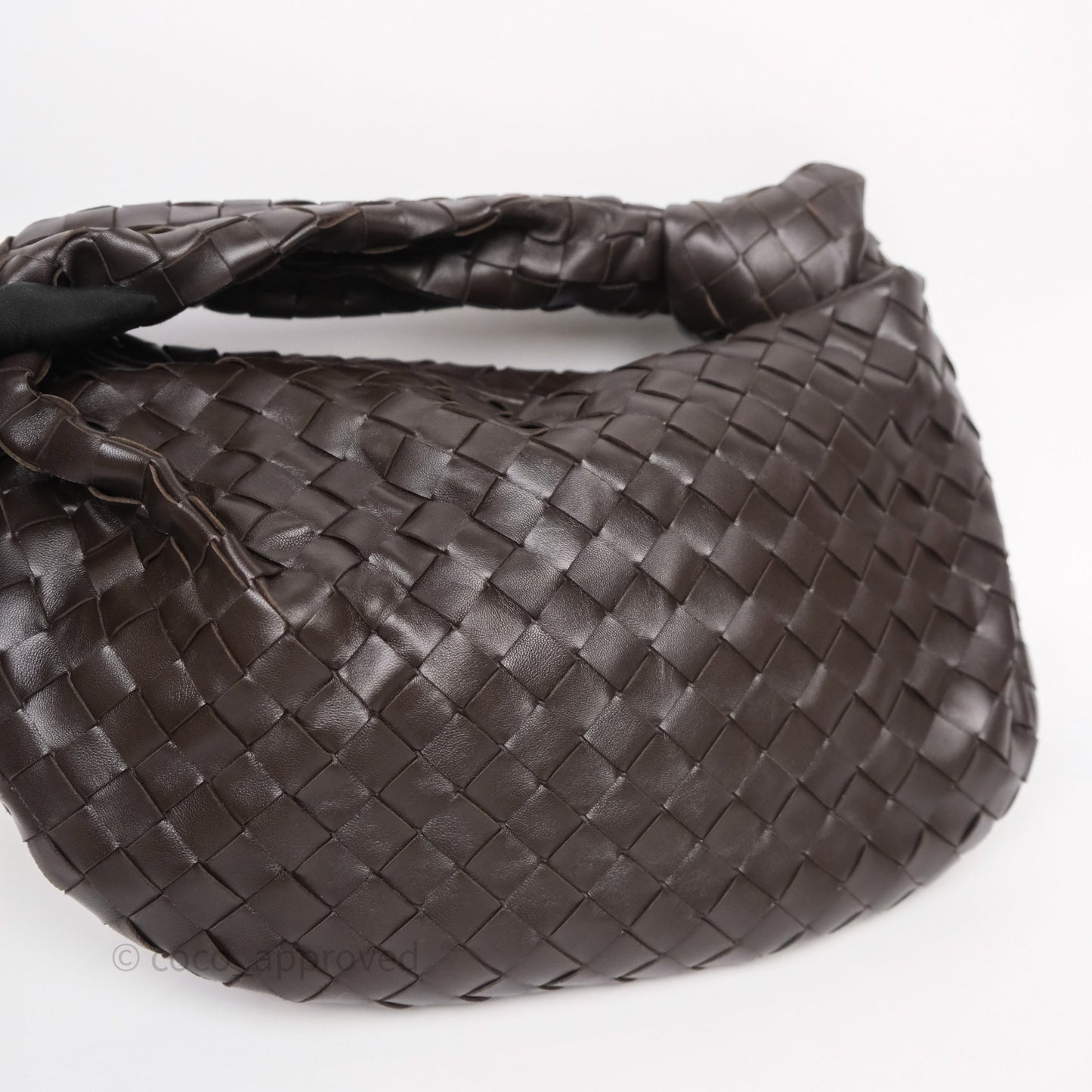 Bottega Veneta Teen Jodie Brown Intrecciato Lambskin