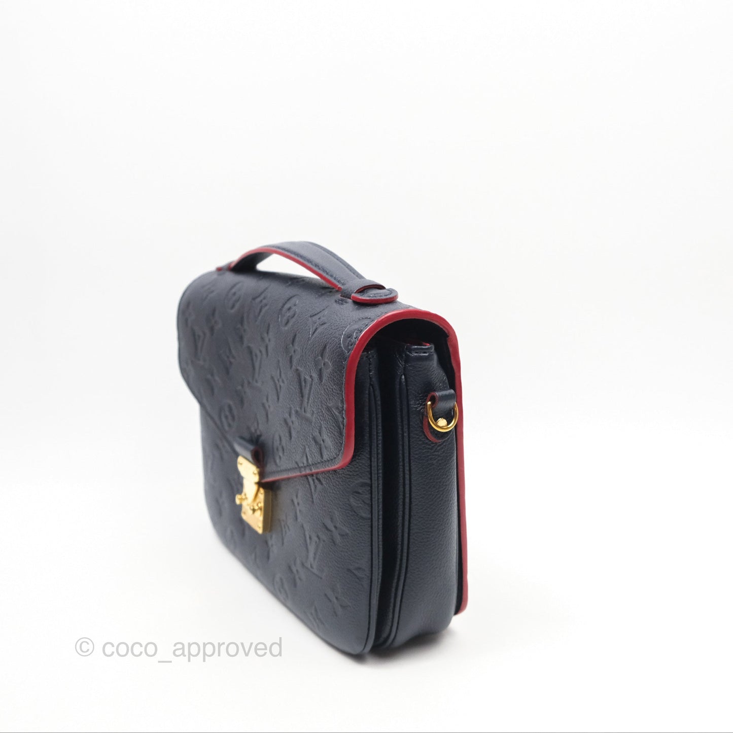 Louis Vuitton Empreinte Pochette Metis Marine Rouge