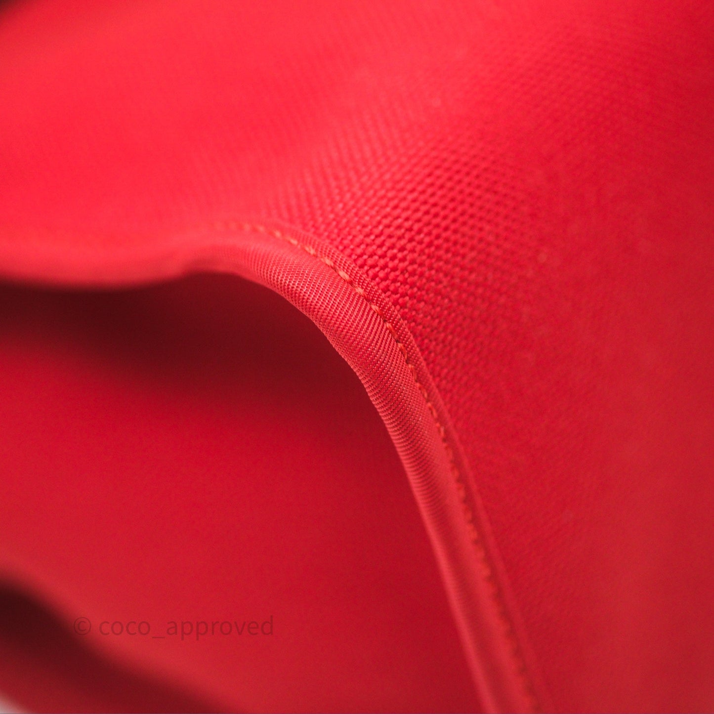 Hermès Herbag Zip 31 Red/Natural Canvas Palladium Hardware