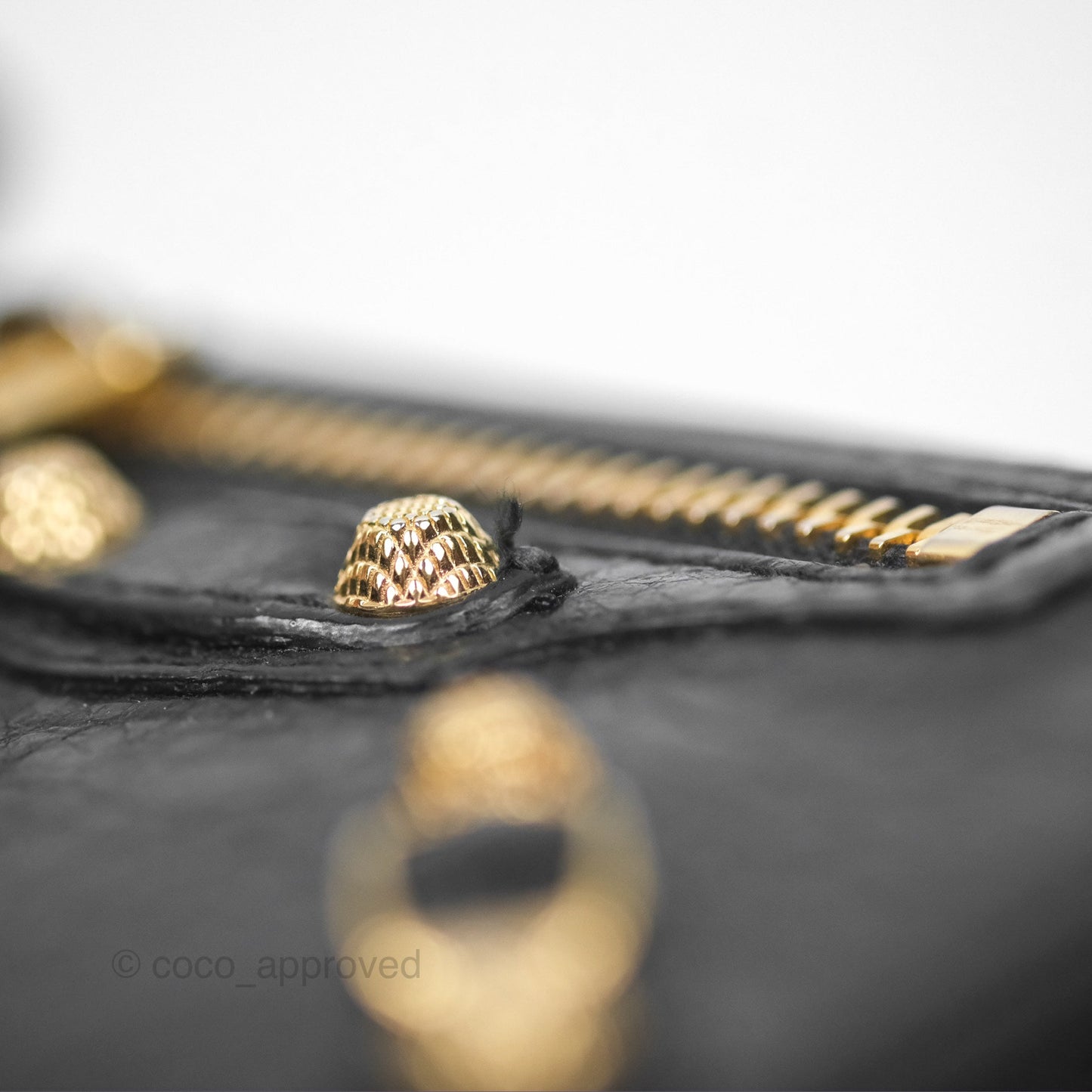 Balenciaga City Moto Bifold Cardholder Black