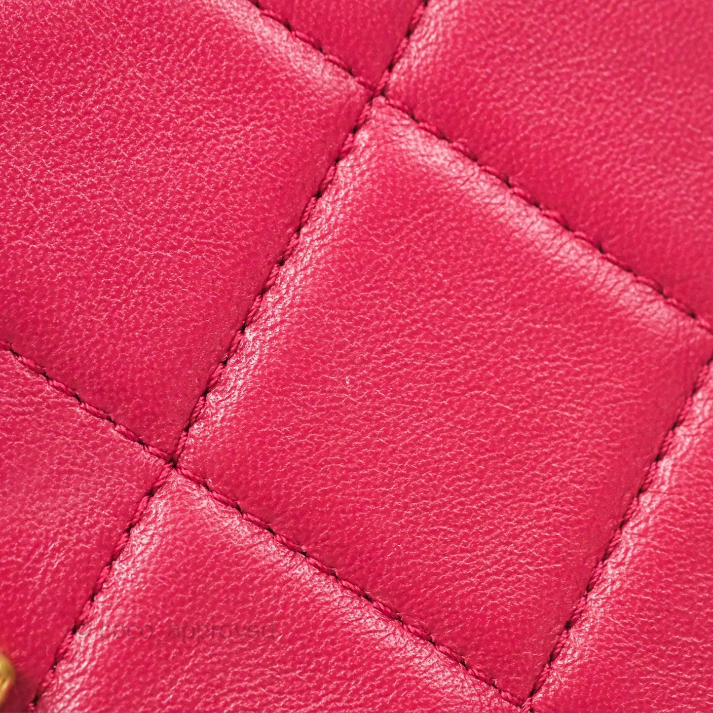 Chanel Diamond Lock CC Flap Bag Pink Lambskin Gold Hardware