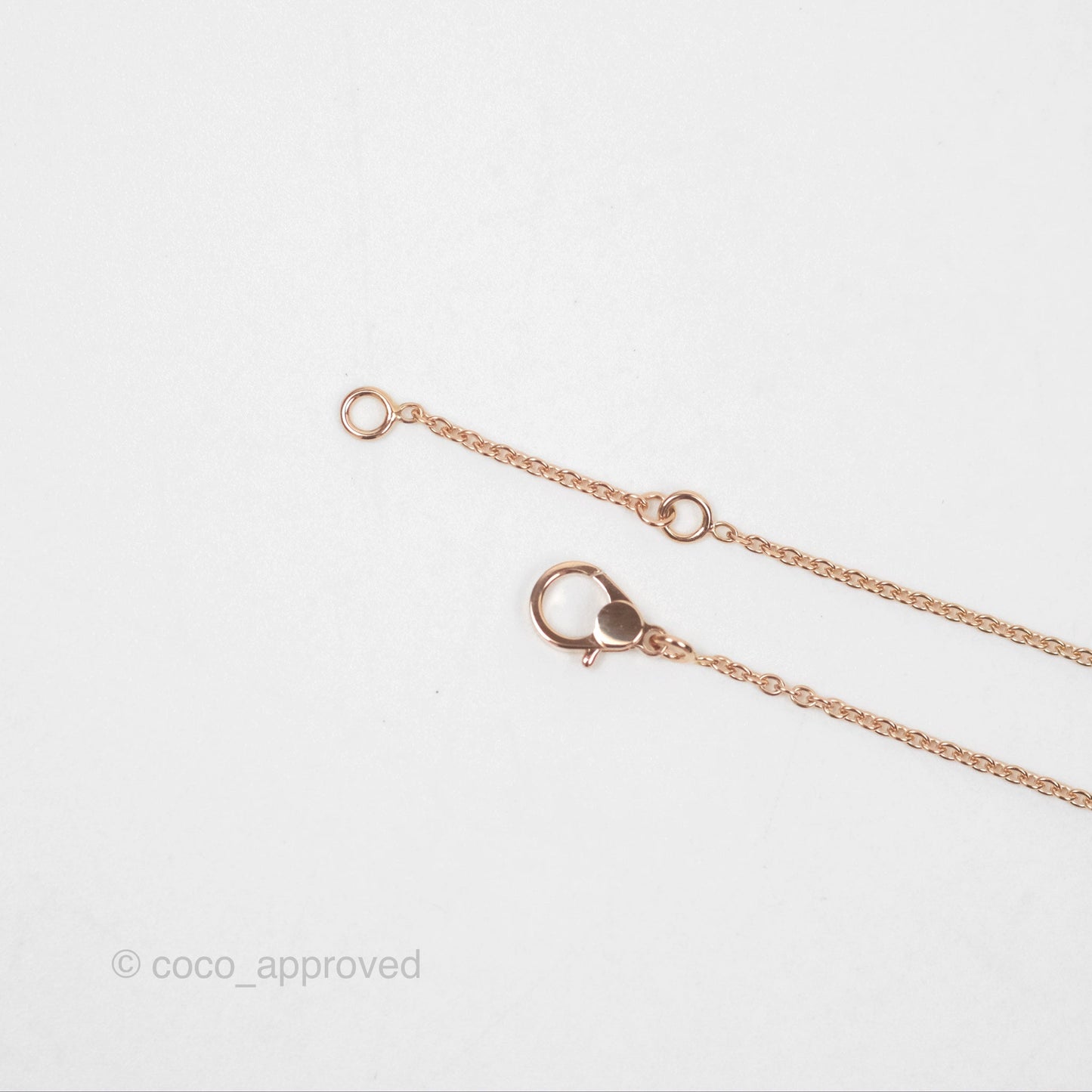 Hermès Finesse Necklace Rose Gold