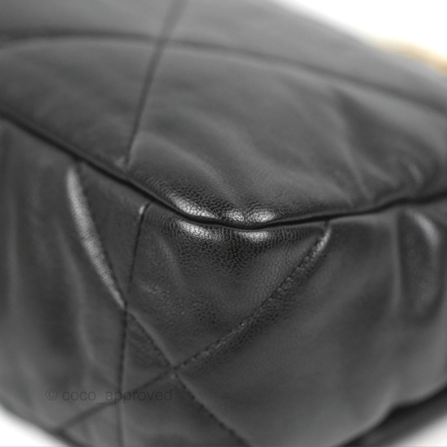 Chanel 19 Small Black Goatskin Mixed Hardware
