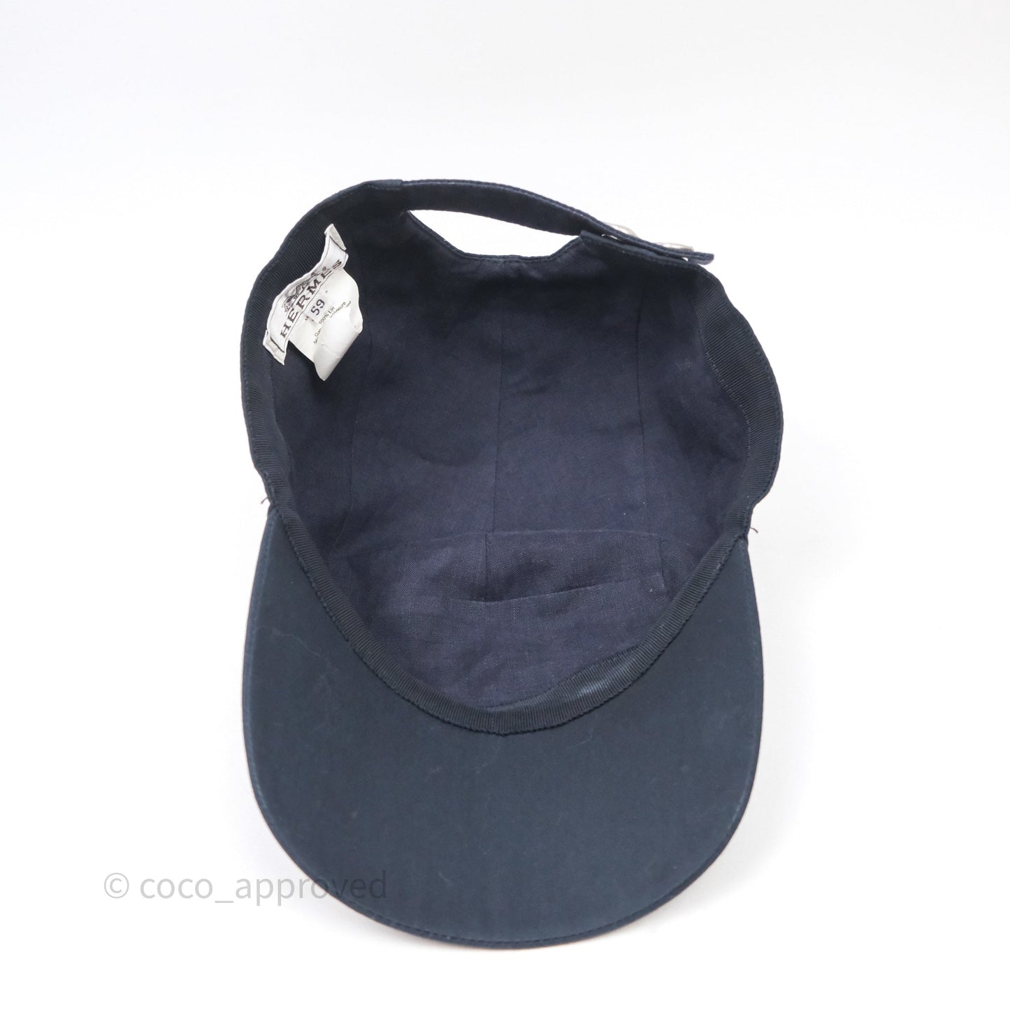 Hermès Baseball Cap Navy Size 59