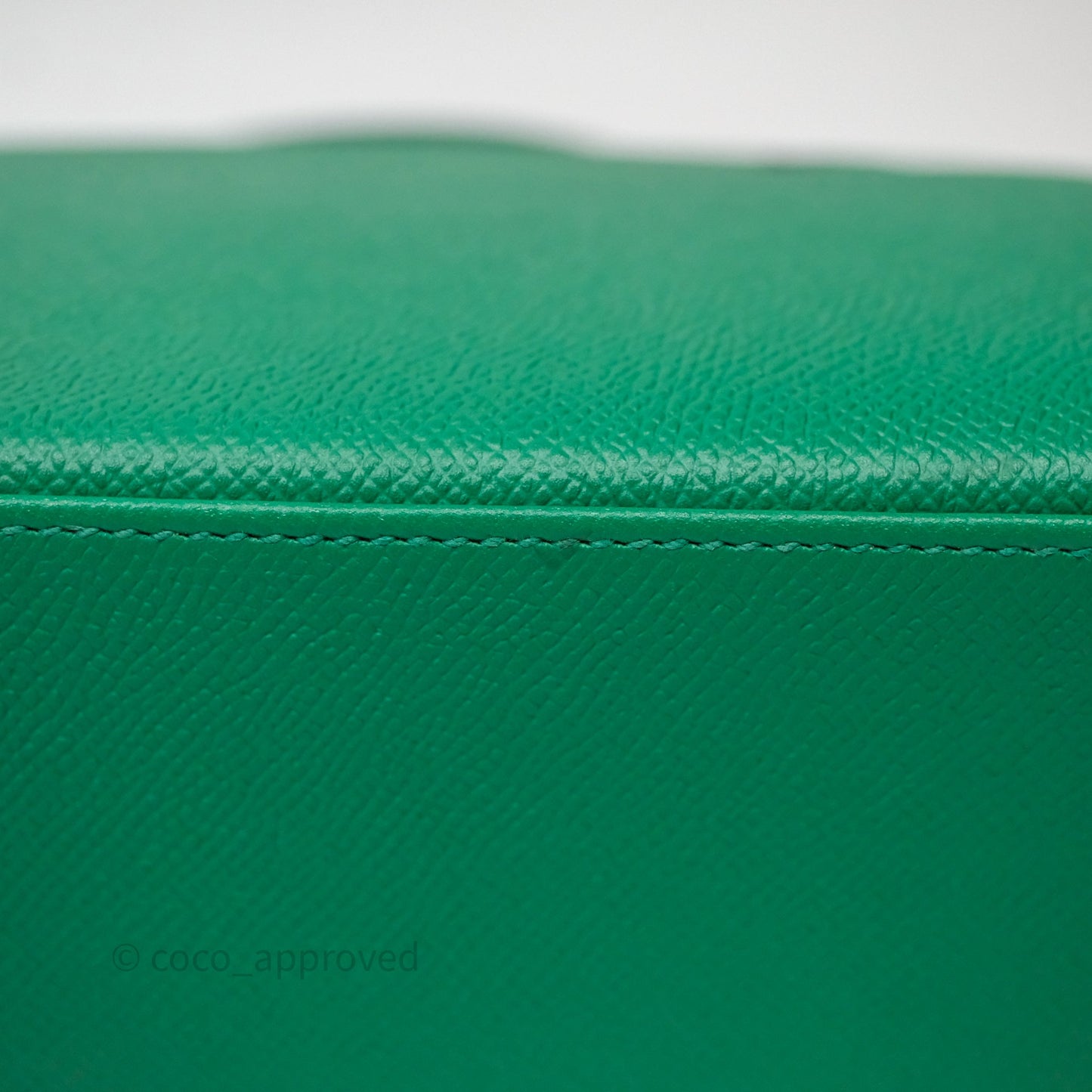Hermes Kelly 25 Sellier Vert Vertigo Epsom Gold Hardware