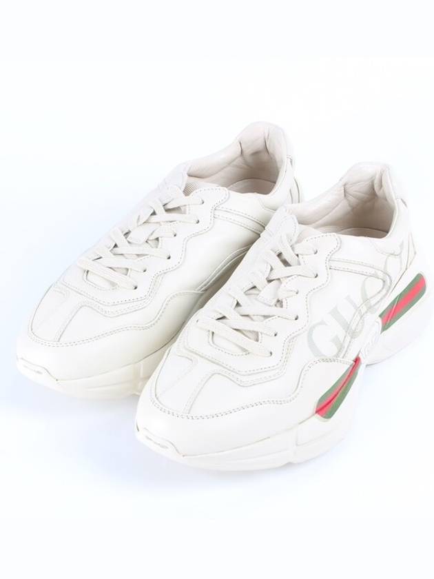 Luxury Gucci Trending 2025 Band logo rhyton sneakers 36 5 235