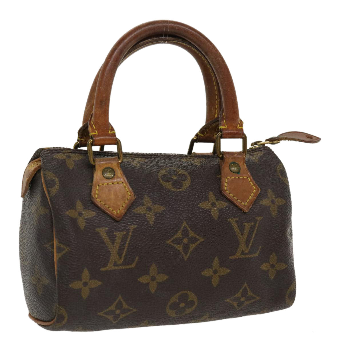 LOUIS VUITTON Monogram Mini Speedy Hand Bag M41534 LV 36006