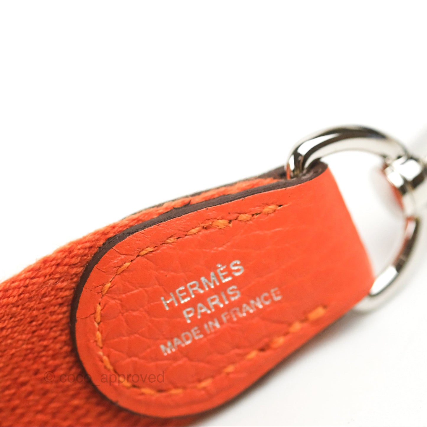 Hermès Mini Evelyne 16 Feu Clemence Palladium Hardware