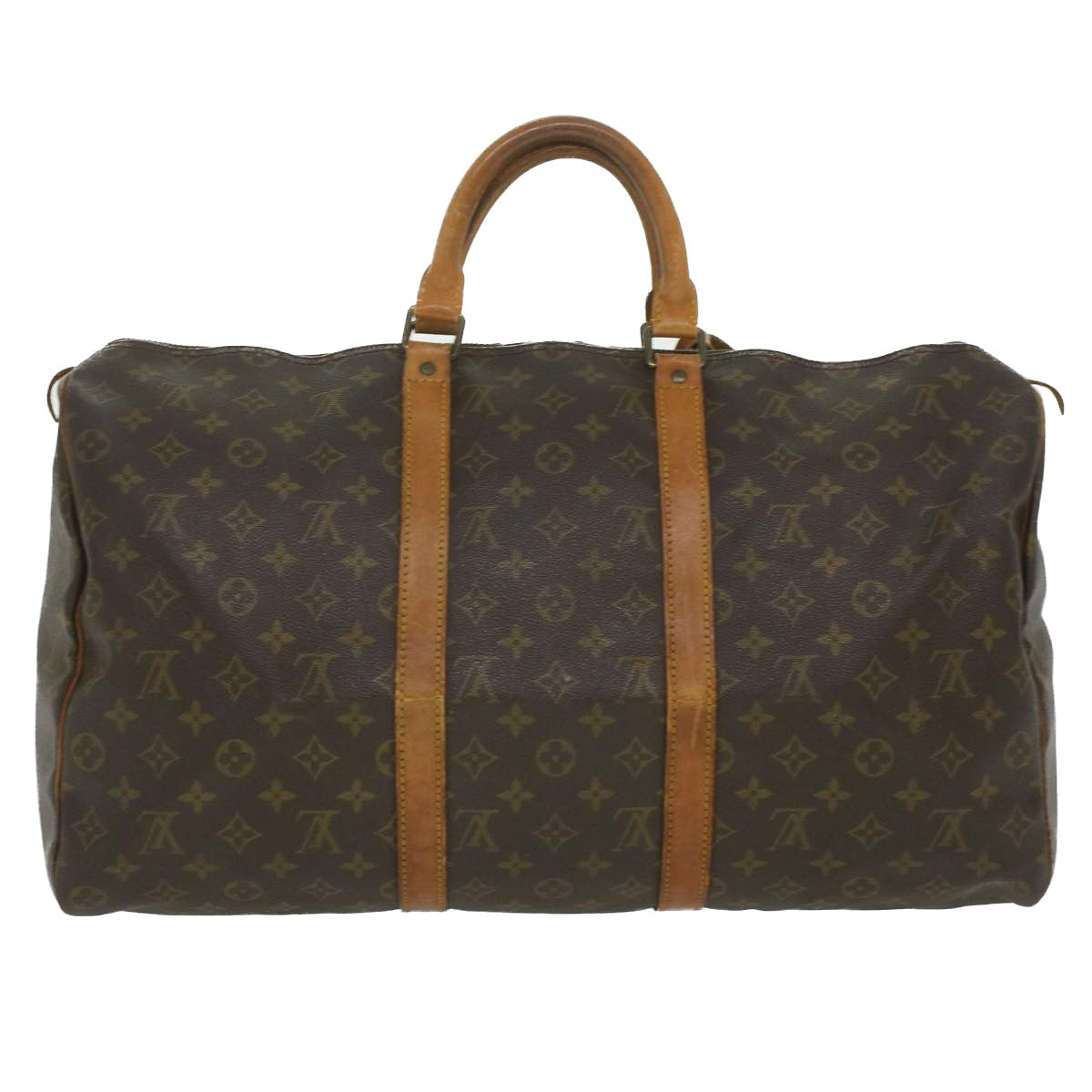 LOUIS VUITTON Monogram Keepall 50 Boston Bag M41426 LV 36069