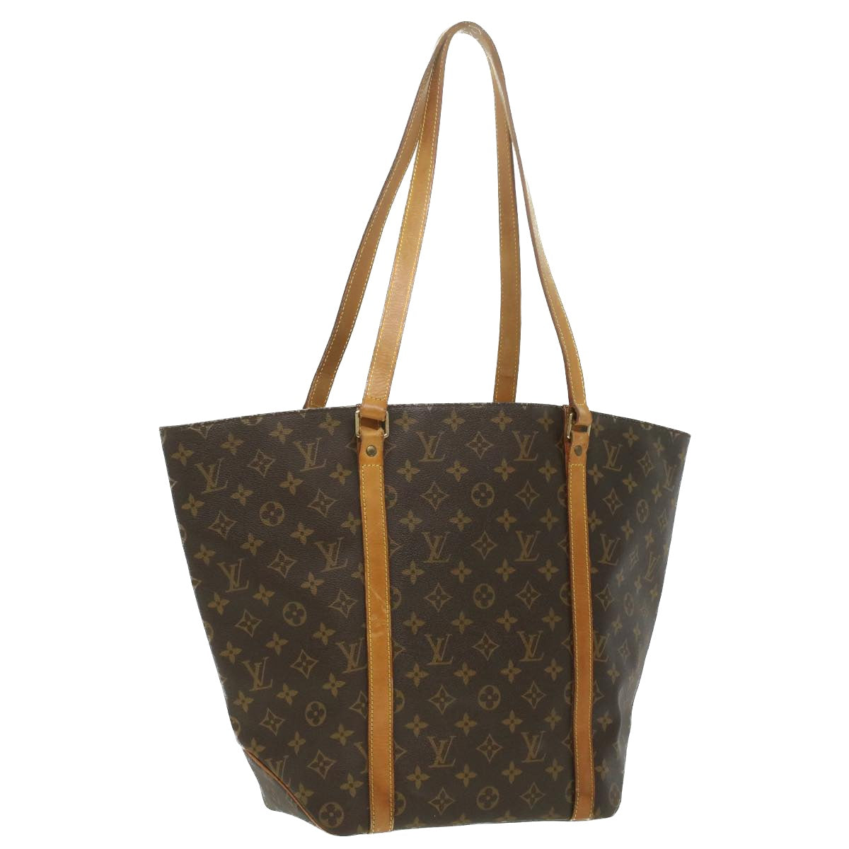 LOUIS VUITTON Monogram Sac Shopping Tote Bag M51108 LV 36070