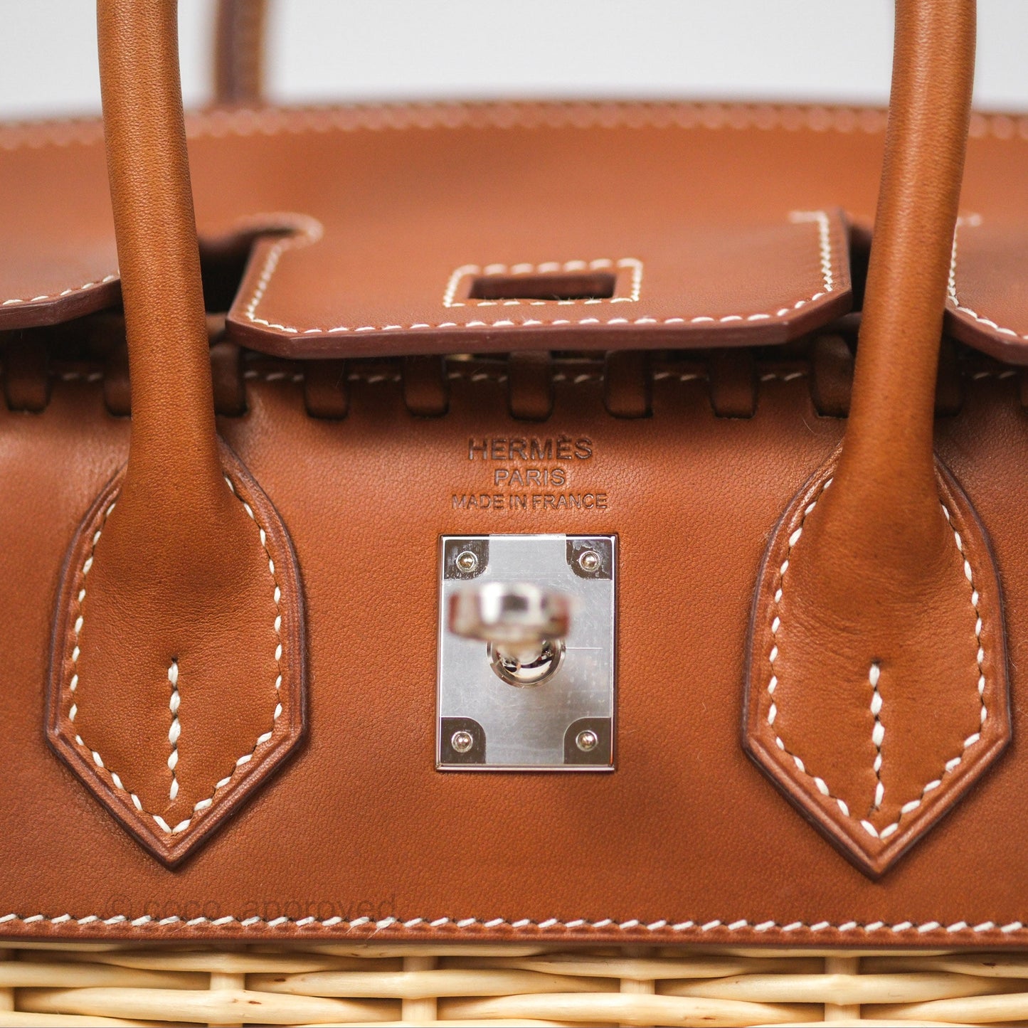 Hermès Birkin Picnic 25 Osier/ Barenia Naturel 27/ Fauve 34 Palladium Hardware