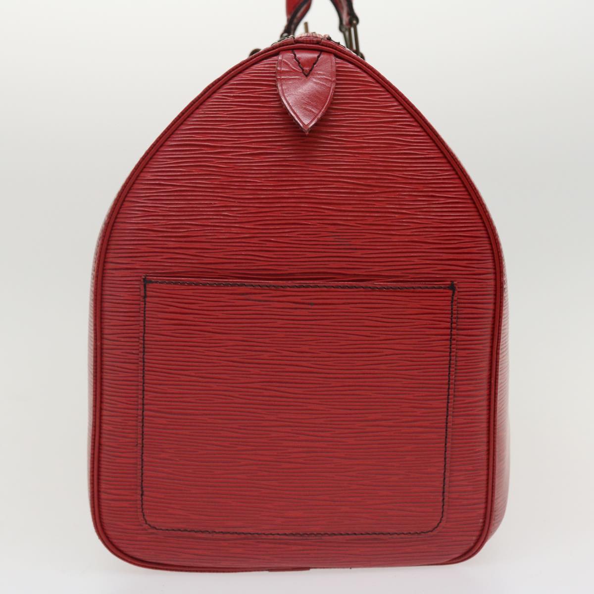 LOUIS VUITTON Epi Keepall 45 Boston Bag Red M42977 LV 36090