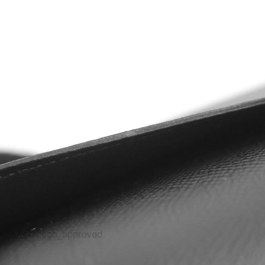 Hermès Constance Long To Go Wallet Black Epsom Gold Hardware