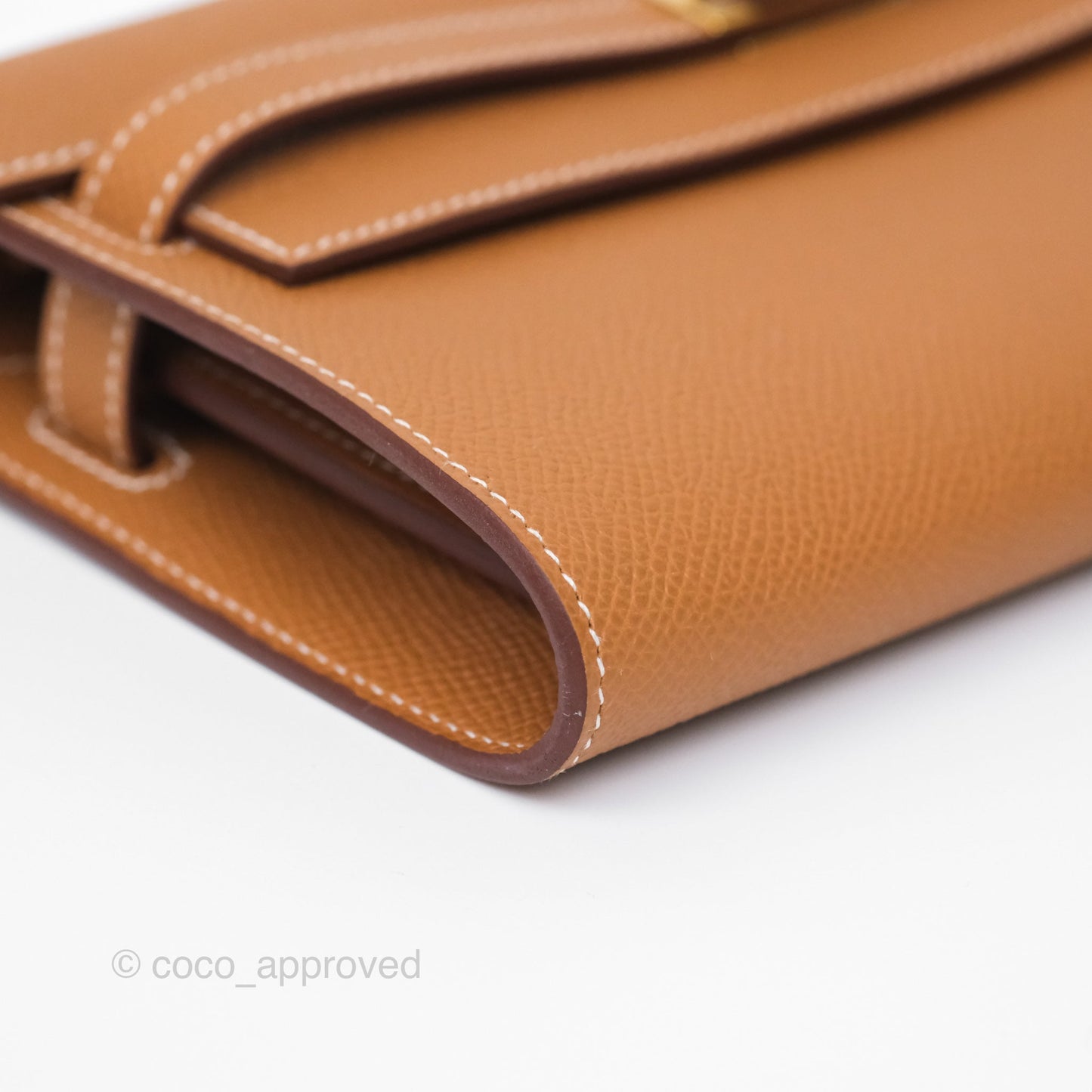 Hermès Kelly To Go Wallet Gold 37 Epsom Gold Hardware