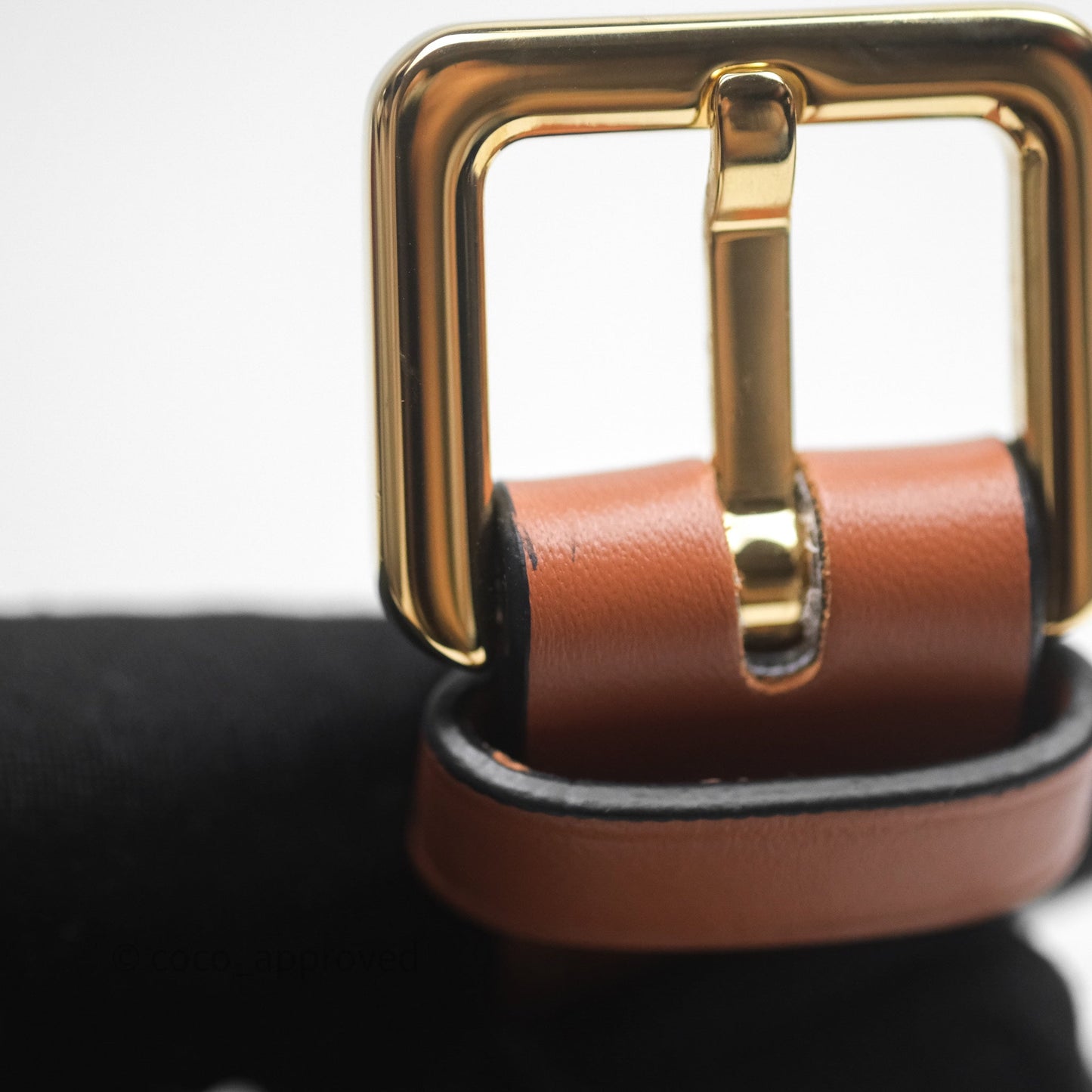 Loewe Mini Gate Belt Bag in Soft Calfskin Brown