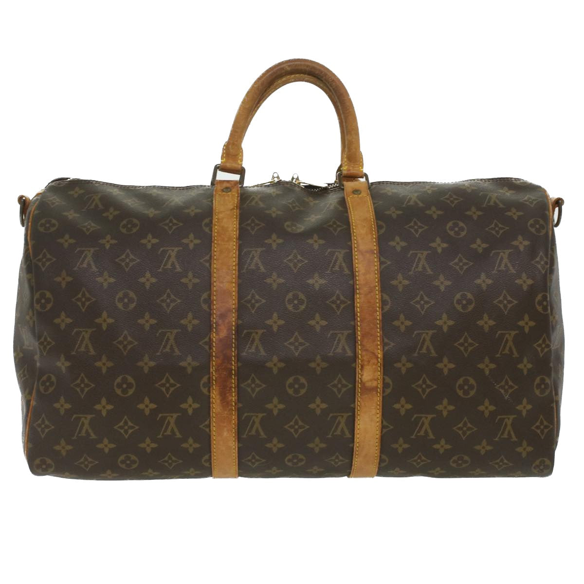 LOUIS VUITTON Monogram Keepall Bandouliere 50 Boston Bag M41416 LV 36101