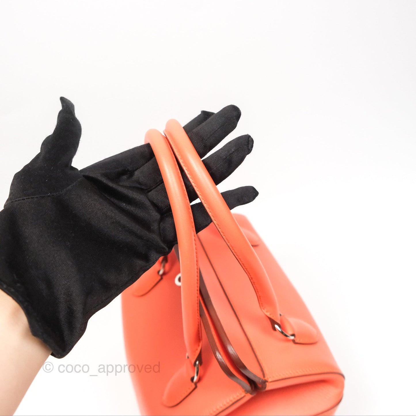 Hermès ToolBox 20 Mangue Evercolor Palladium Hardware