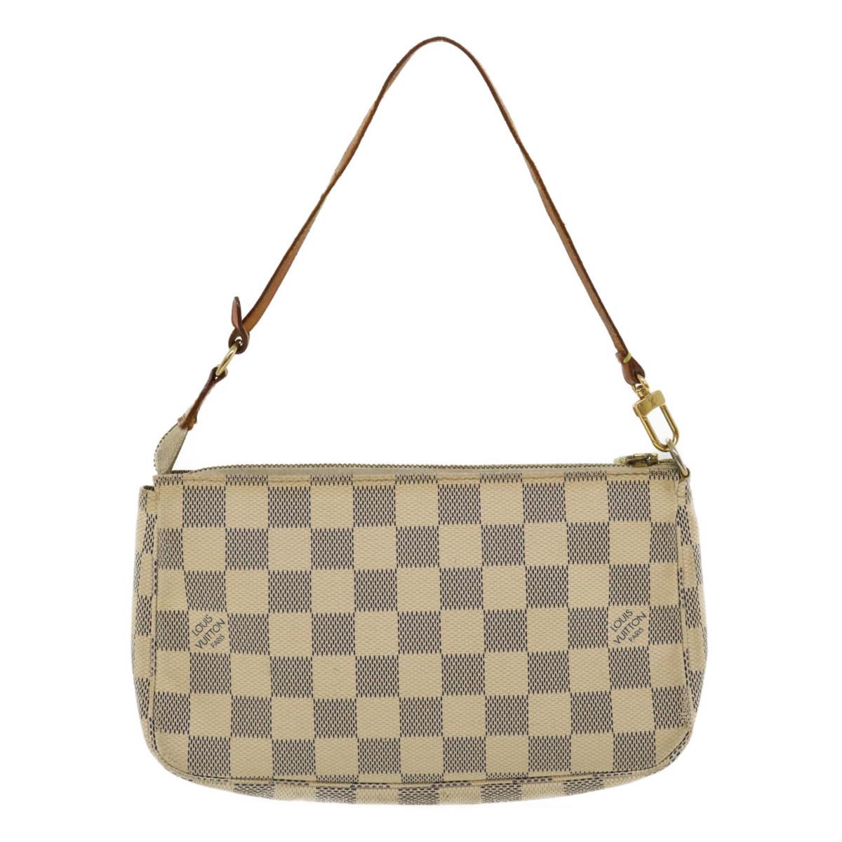 LOUIS VUITTON Damier Azur Pochette Accessoires Pouch N51986 LV 36144