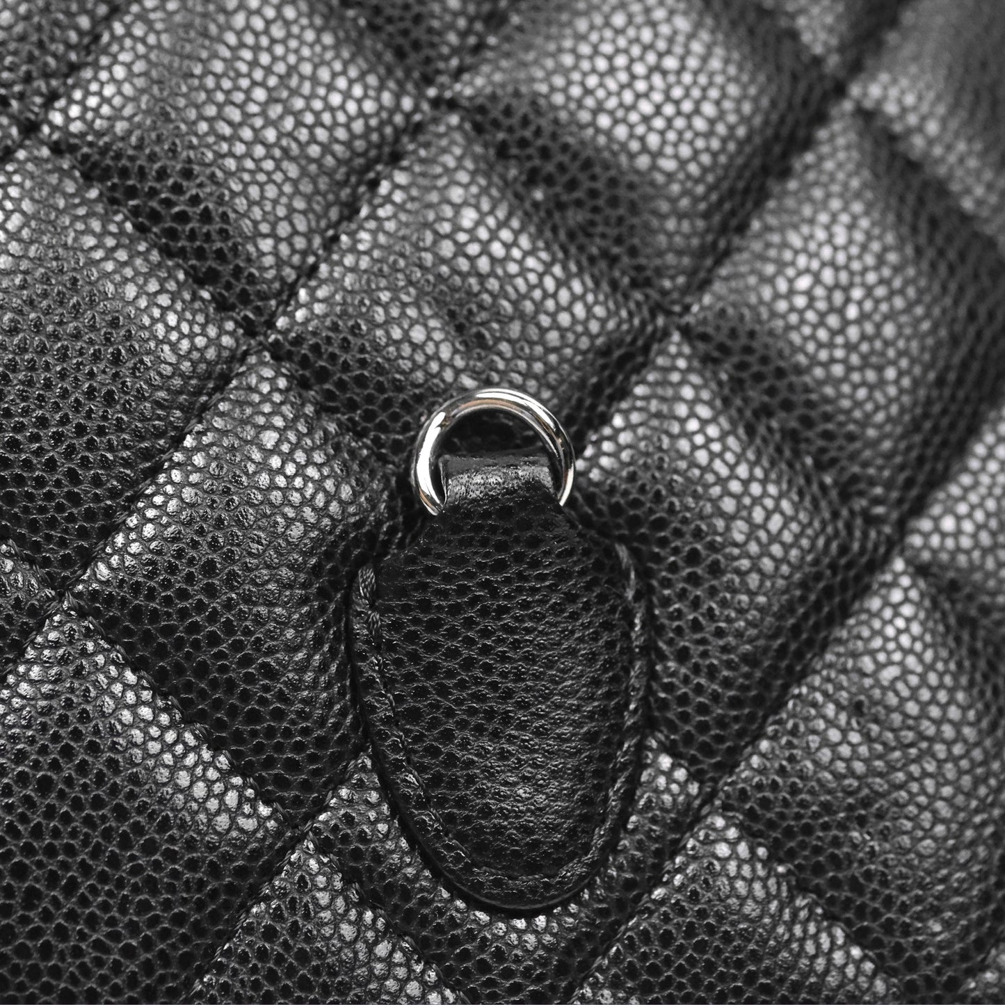 Chanel Classic Mini Backpack Black Caviar Silver Hardware
