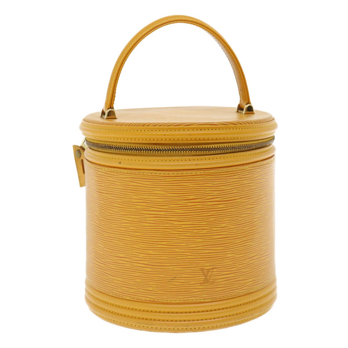LOUIS VUITTON Epi Cannes Hand Bag Yellow M48039 LV 36177