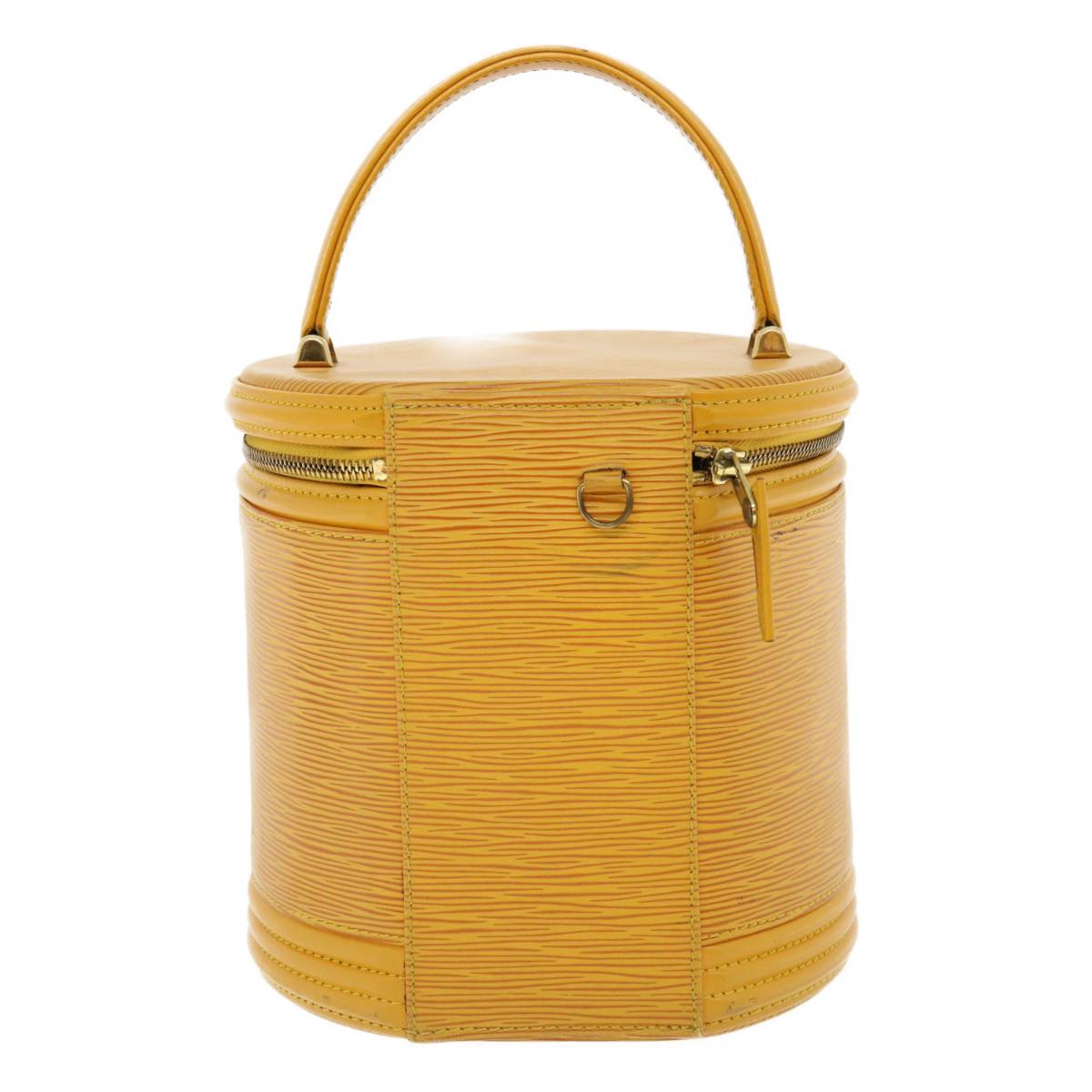 LOUIS VUITTON Epi Cannes Hand Bag Yellow M48039 LV 36177