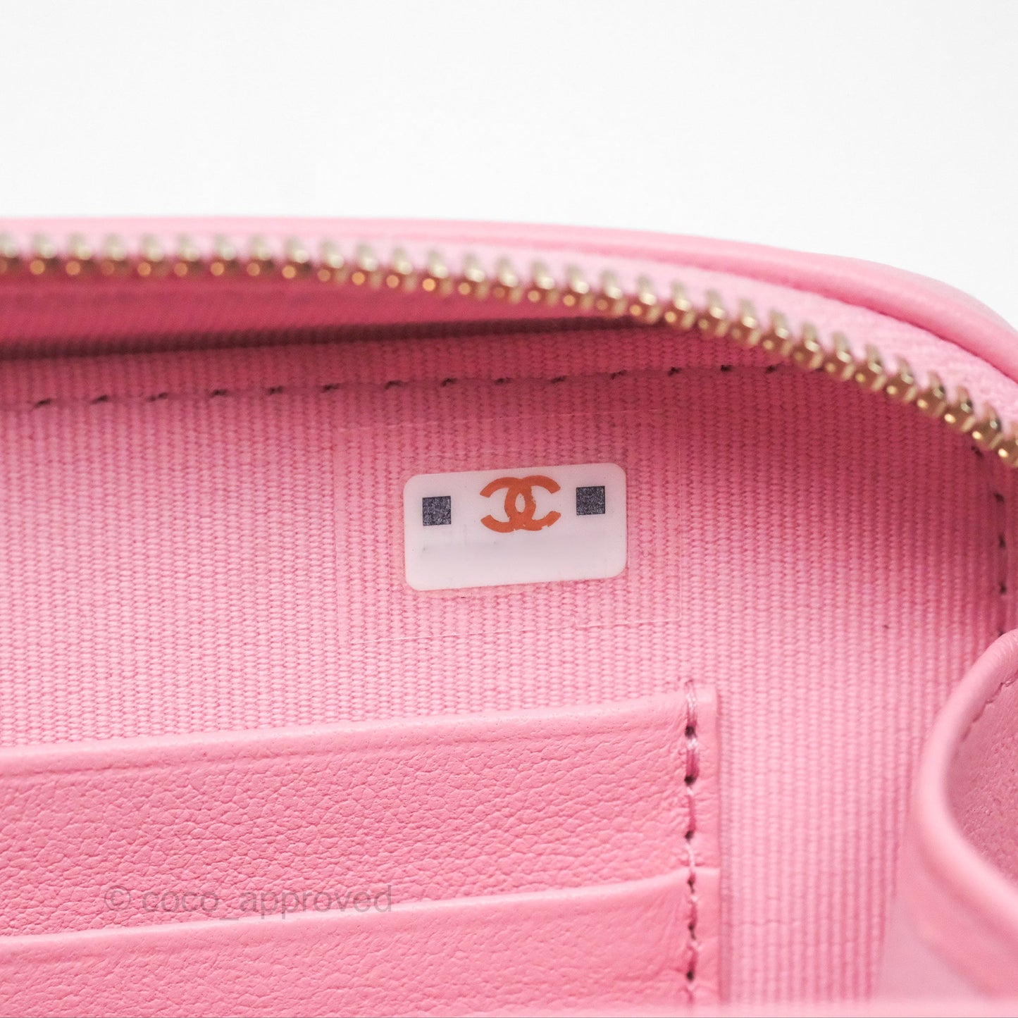 Chanel Camera Case Quilted Pink Lambskin Gold Hardware