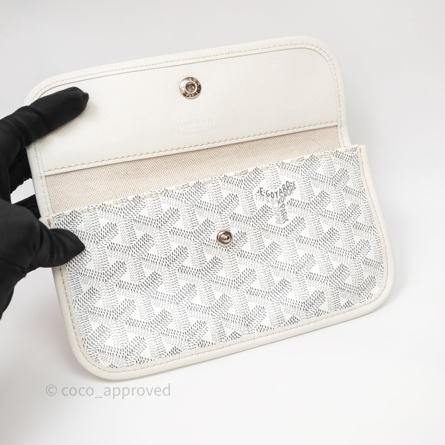 Goyard Bohème Hobo Bag PM White Goyardine Canvas