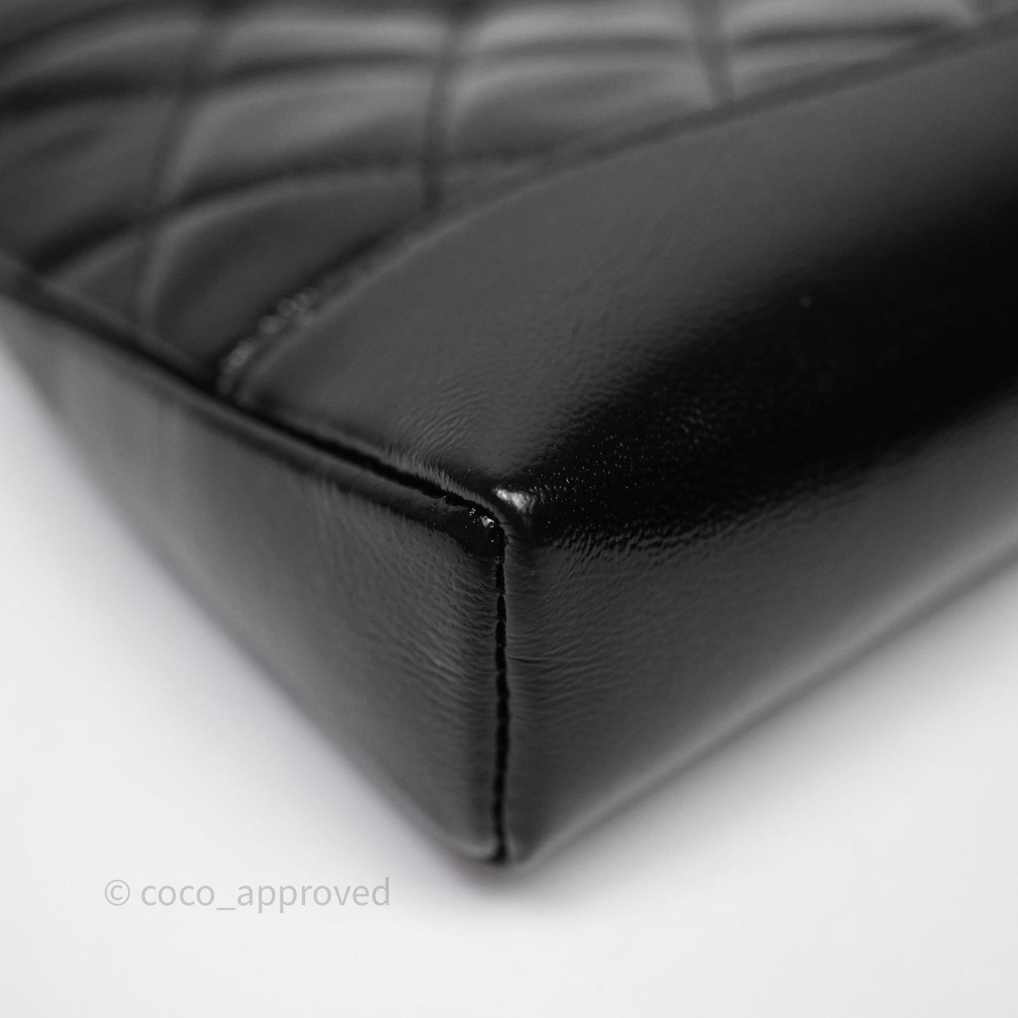 Chanel Nano 31 Black Shiny Lambskin Gold Hardware