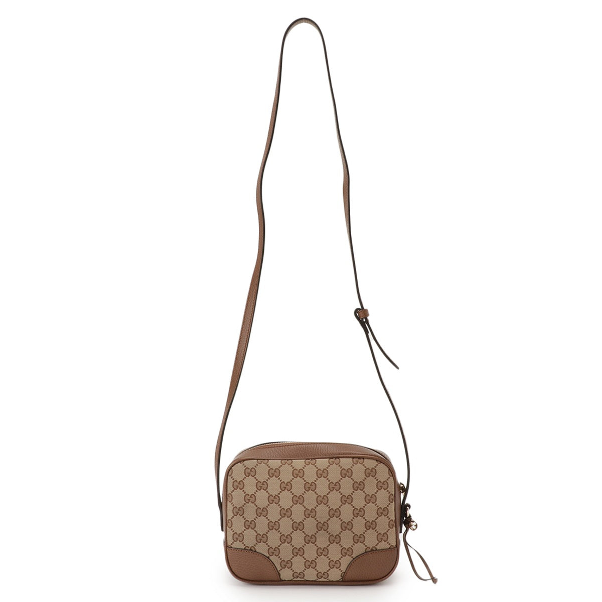 Luxury Gucci Jacquard x Leather Beige Brown