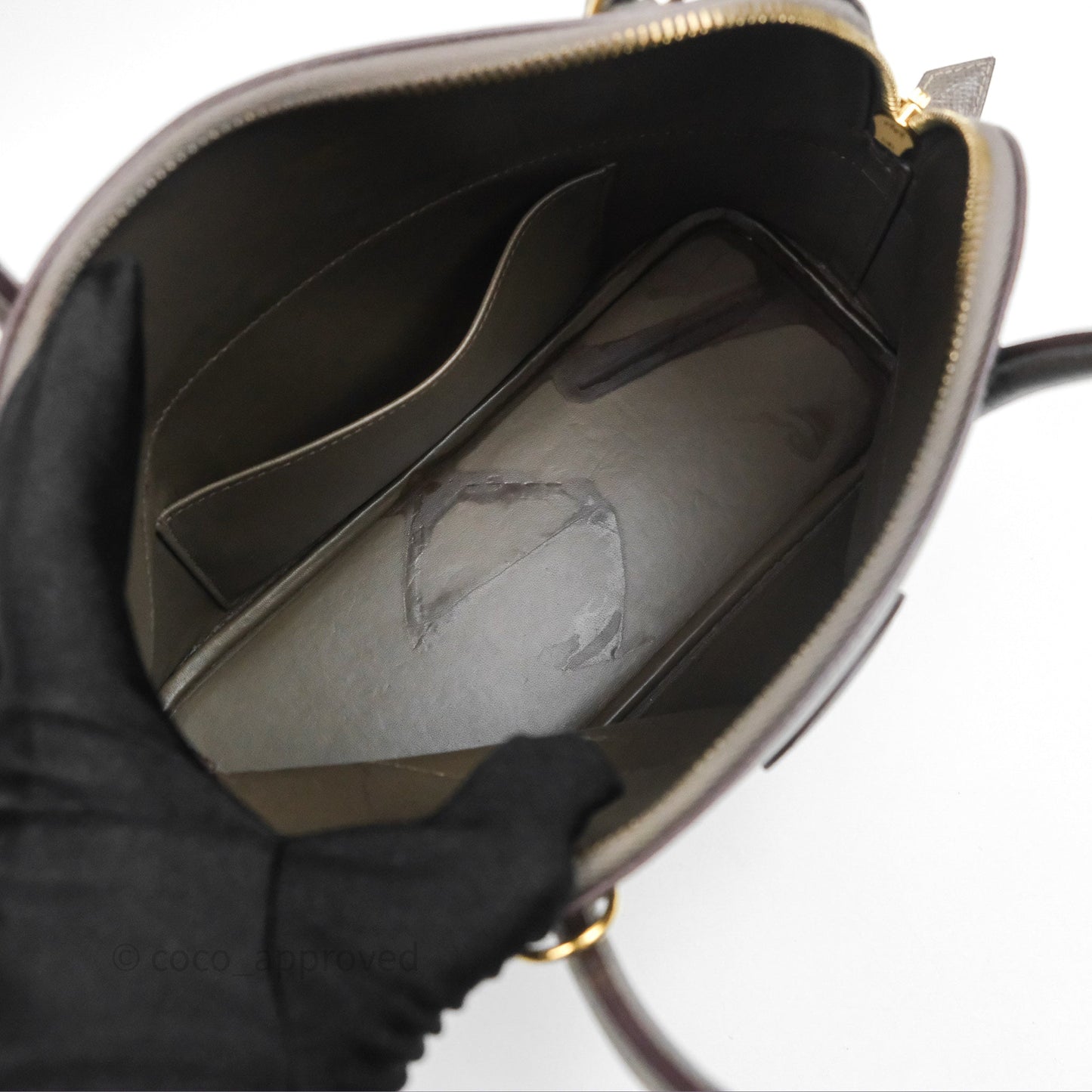 Hermès Bolide 27 Etain 8F Epsom Gold Hardware