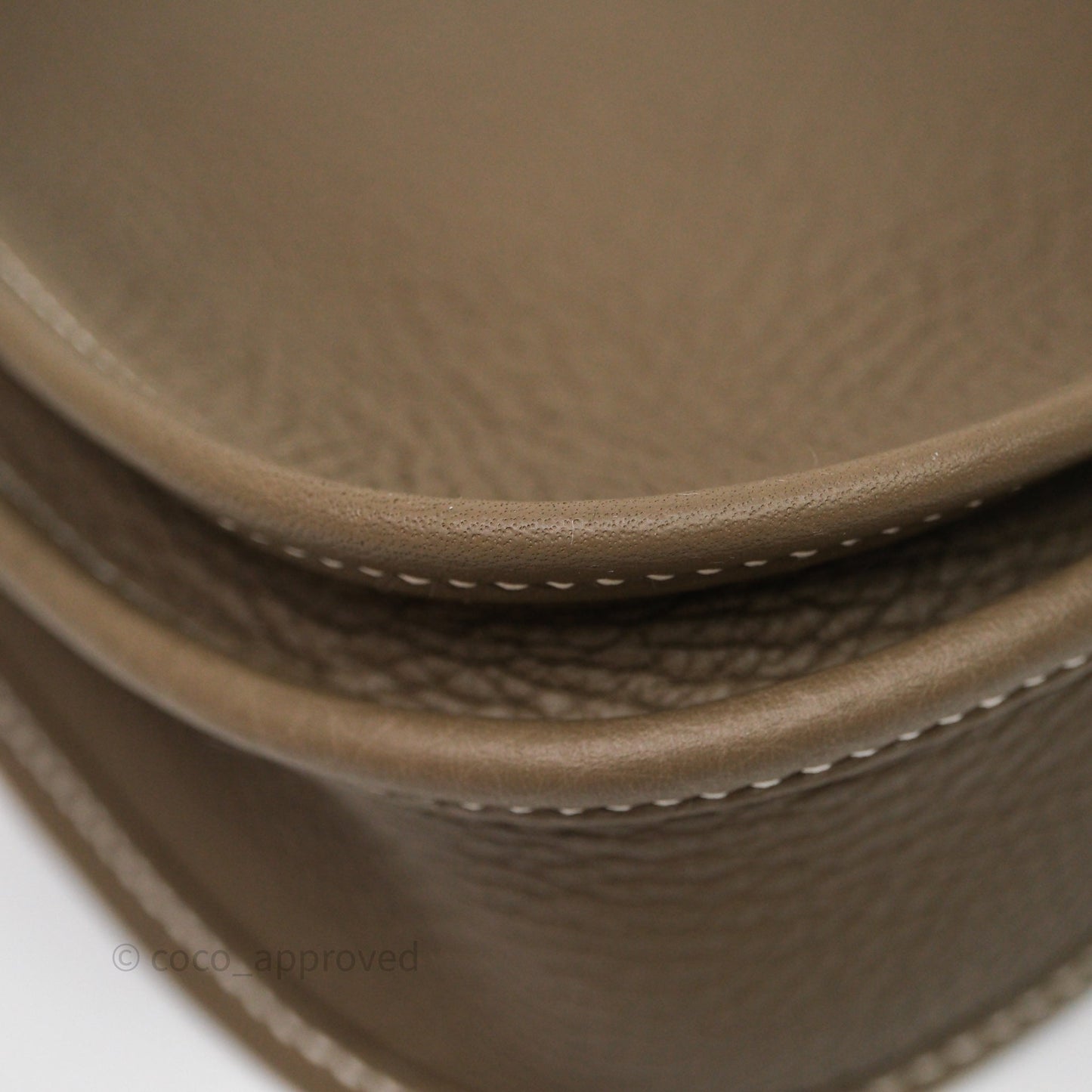 Hermès Evelyne 23 Etoupe 18 Clemence Palladium Hardware